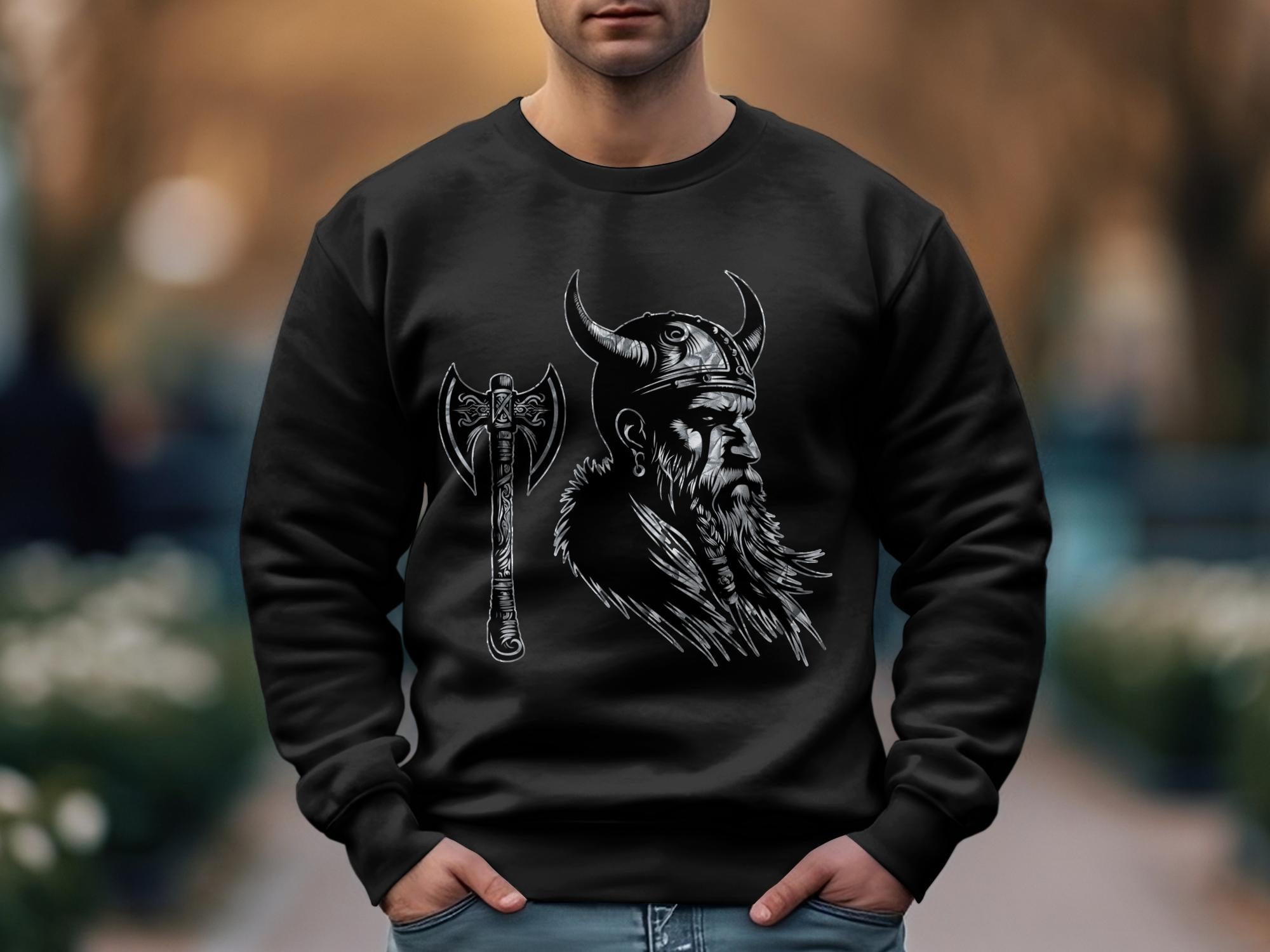 Viking Knowledge - Coloured Gildan Sweatshirt Norse Talisman Men Women Unisex Valhalla Tee