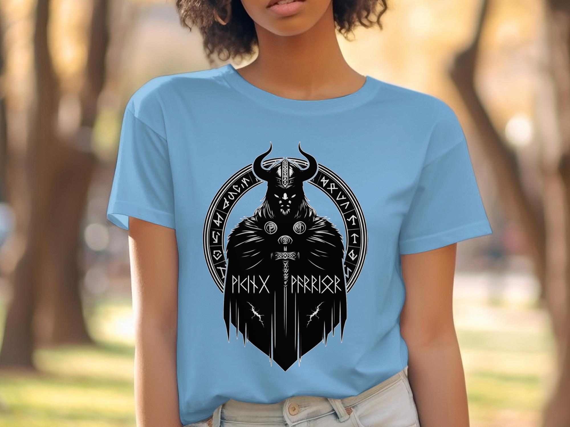 Viking Seer - Coloured Gildan T Shirt Norse Talisman Men Women Unisex Valhalla Tee