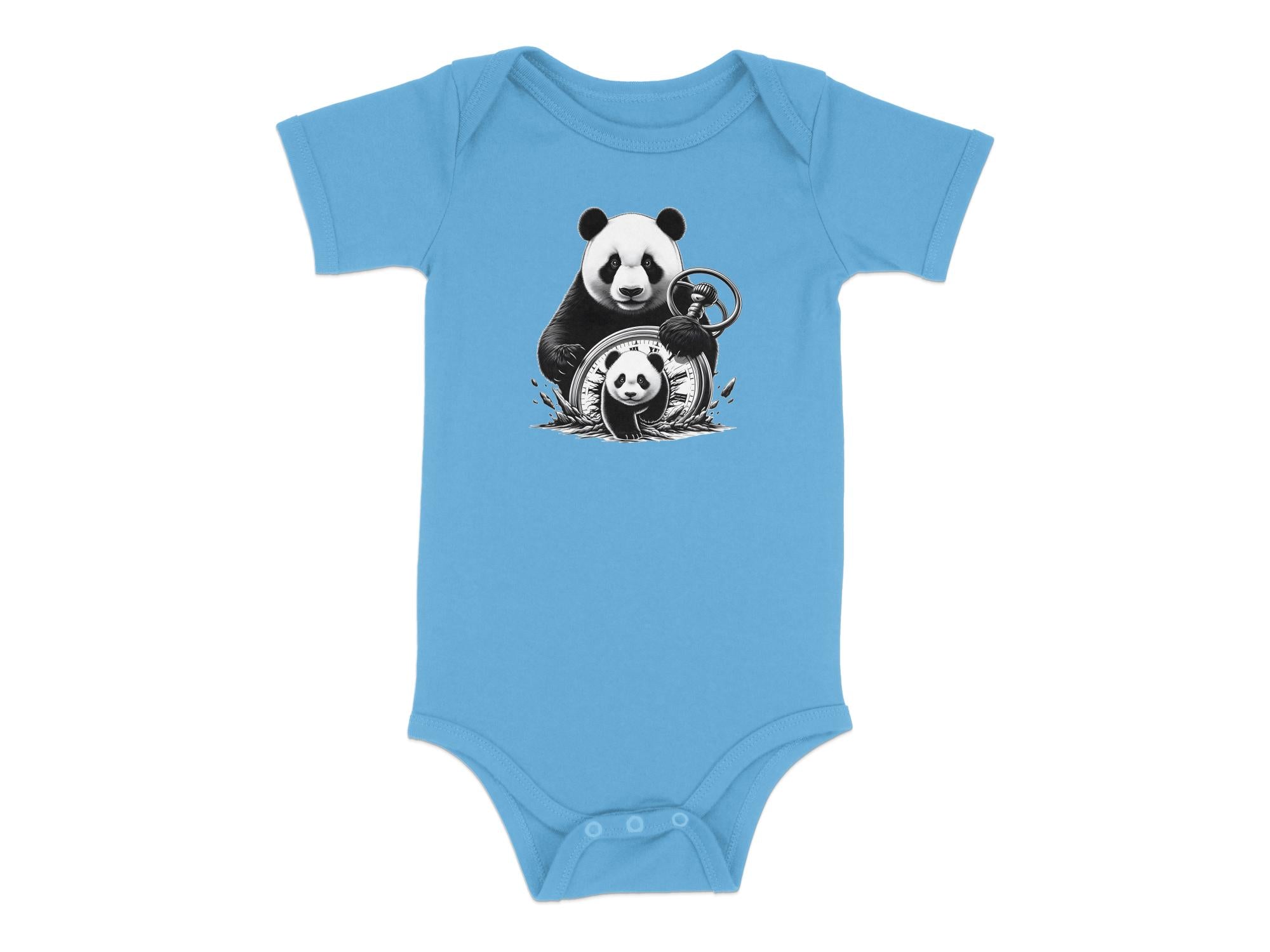 Panda - Coloured Toddler Bodysuit Realistic Animal Talisman Unisex Cute Tee Graphic Design