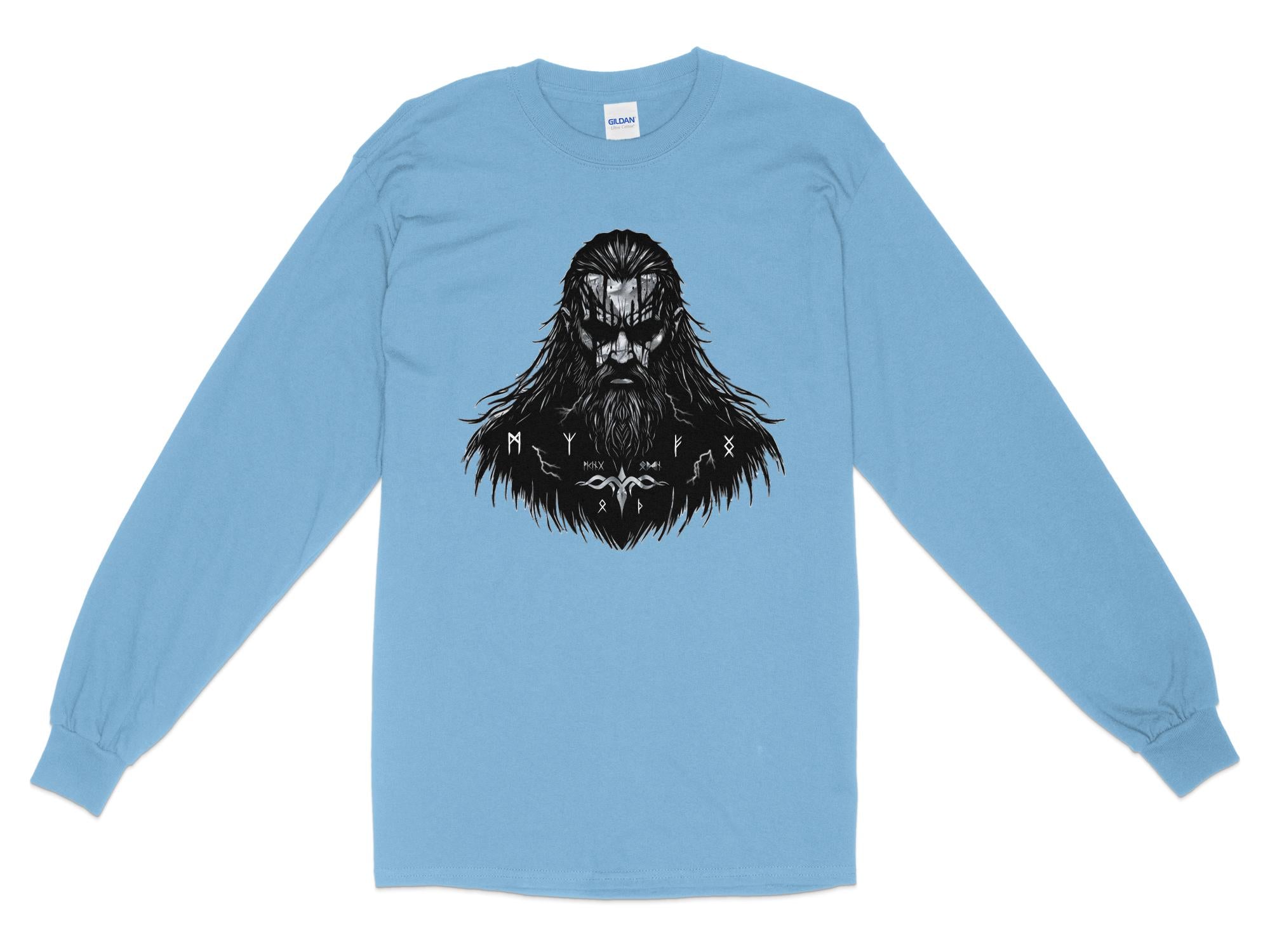 Viking Atonement - Coloured Gildan Long Sleeve Norse Talisman Men Women Unisex Valhalla Tee