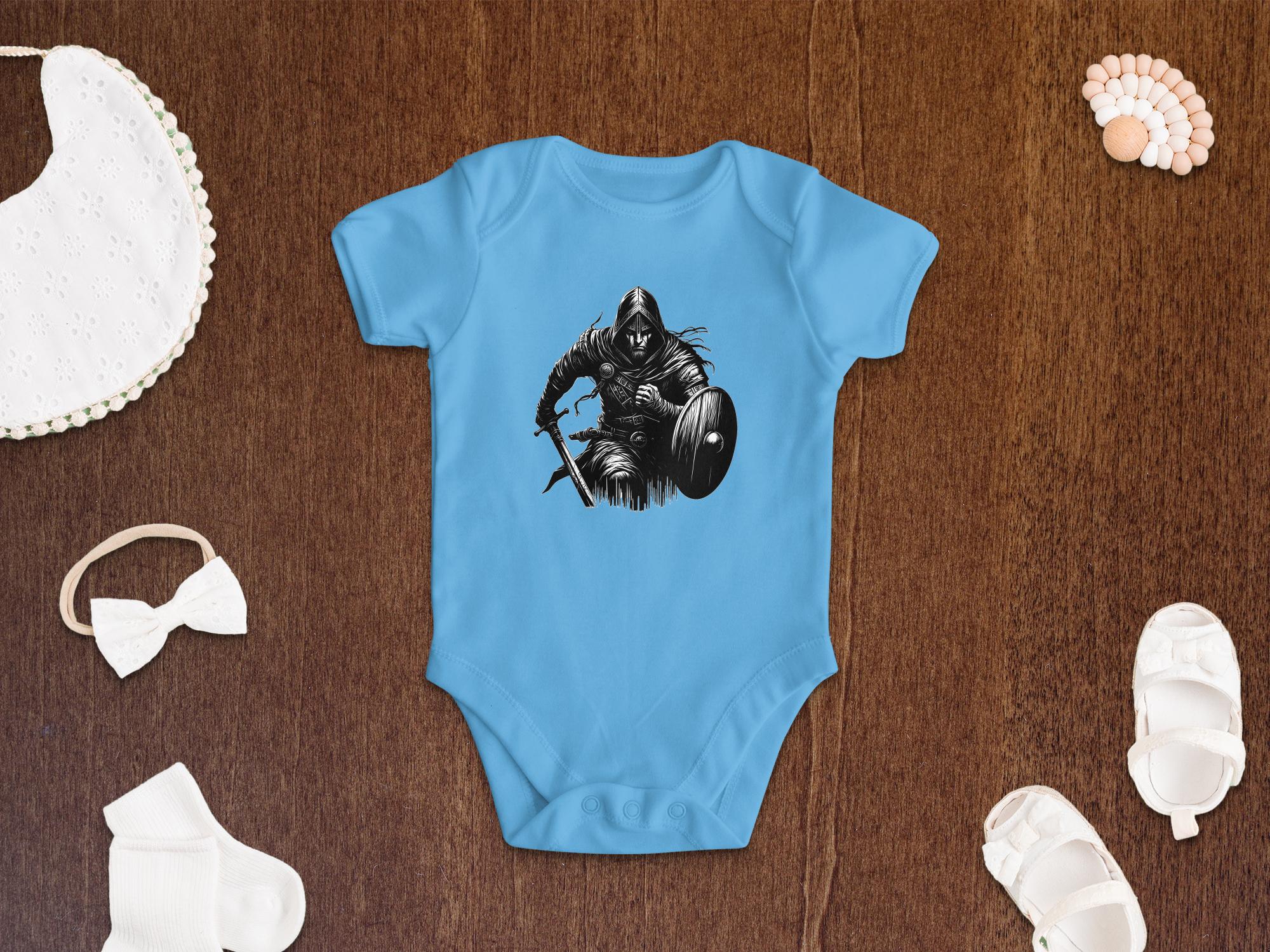 Viking Soldier - Coloured Youth Clothing Baby Bodysuits Norse Talisman Unisex Valhalla Toddler Design