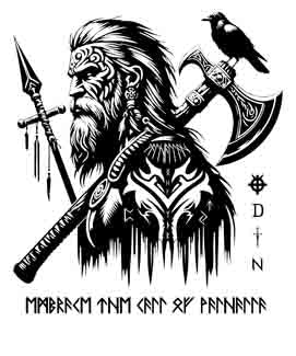 Viking Valhallas Call - Digital Art Collection | PNG, JPEG & SVG | Instant Tattoo Download