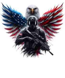 Eagle X Patriot - Digital Art | PNG, JPEG & SVG | Instant Download for Apparel, Décor and Wall Art