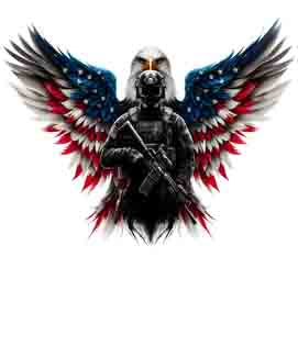 Eagle X Patriot - Digital Art | PNG, JPEG & SVG | Instant Download for Apparel, Décor and Wall Art