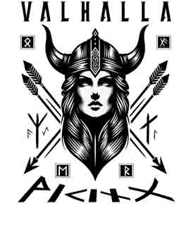 Viking Runic Warrior - Digital Art Collection | PNG, JPEG & SVG | Instant Tattoo Download