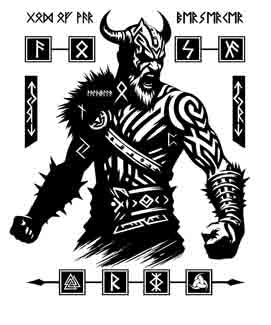 Viking Tyr God of War - Digital Art Collection | PNG, JPEG & SVG | Instant Tattoo Download