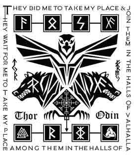 Viking Raven and Wolves - Digital Art Collection | PNG, JPEG & SVG | Instant Tattoo Download