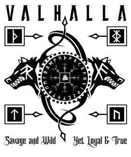 Viking Valhalla Wolves - Digital Art Collection | PNG, JPEG & SVG | Instant Tattoo Download