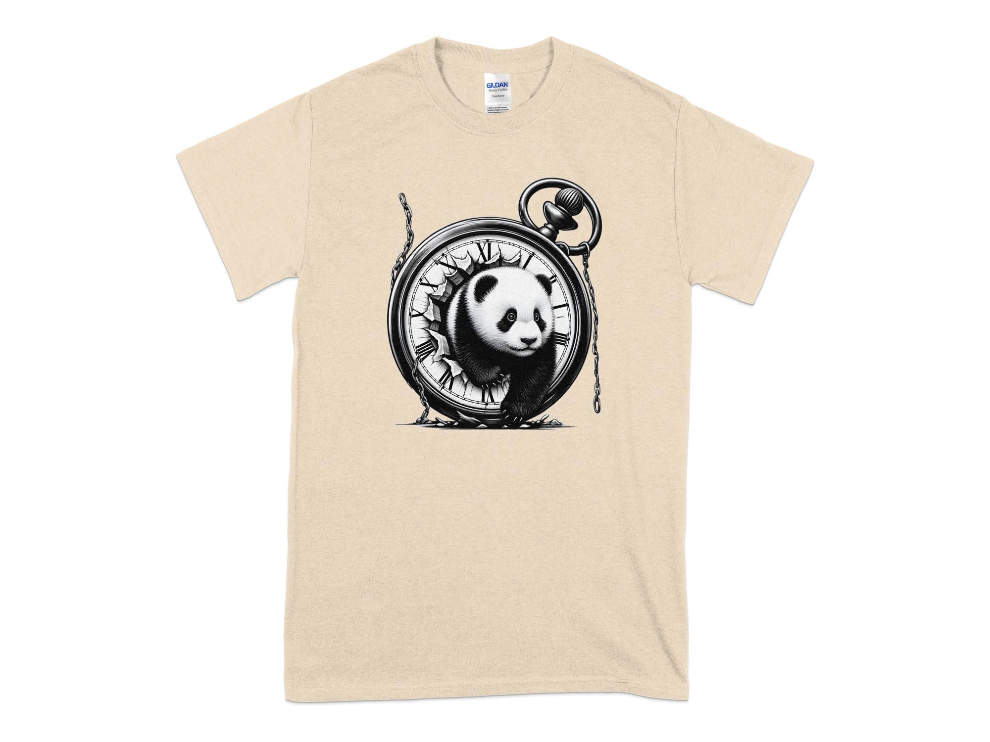 Panda - Coloured Gildan T-Shirt Realistic Animal Talisman Unisex Cute Tee Graphic Design