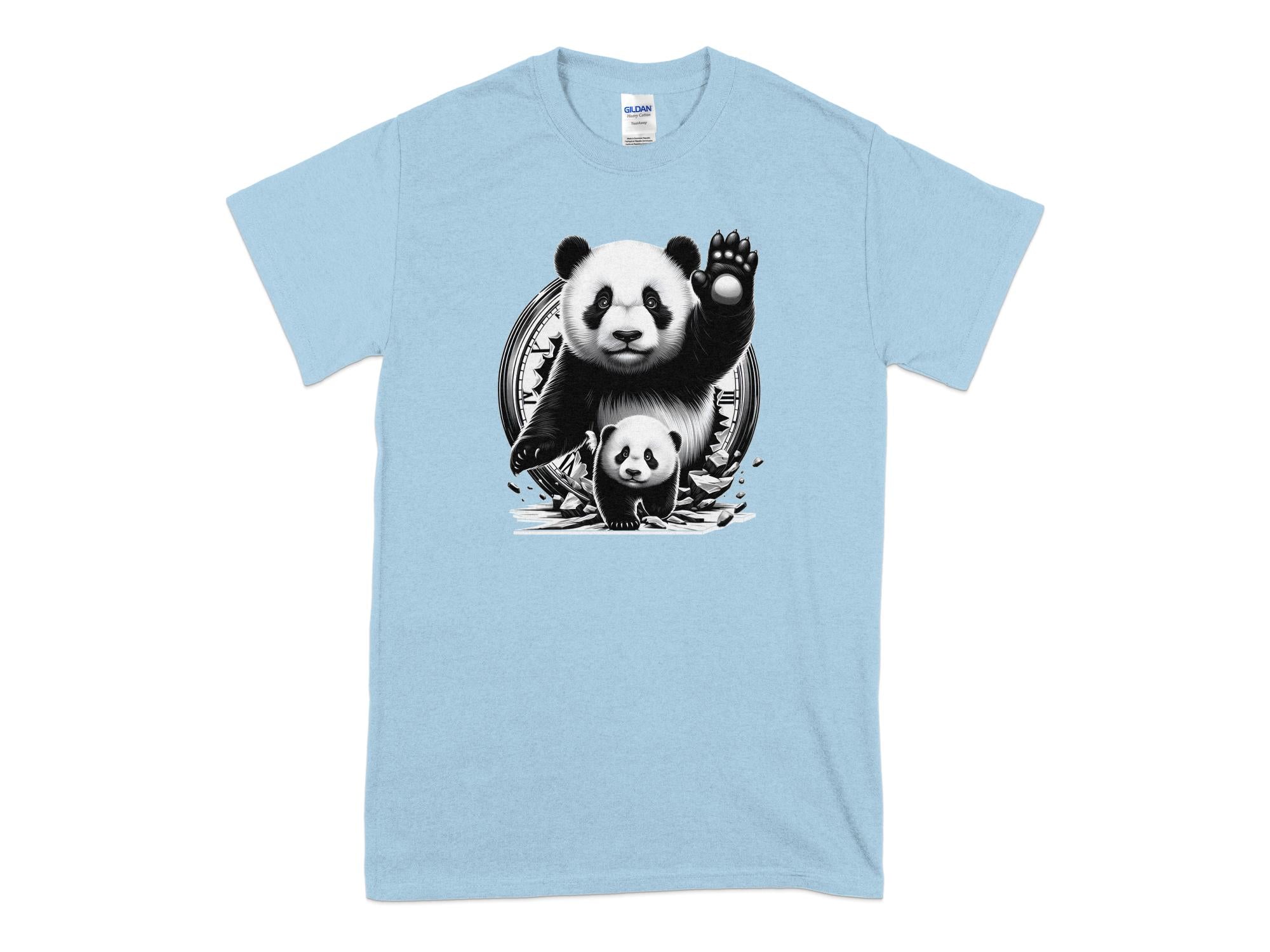 Panda - Coloured Gildan T-Shirt Realistic Animal Talisman Unisex Cute Tee Graphic Design