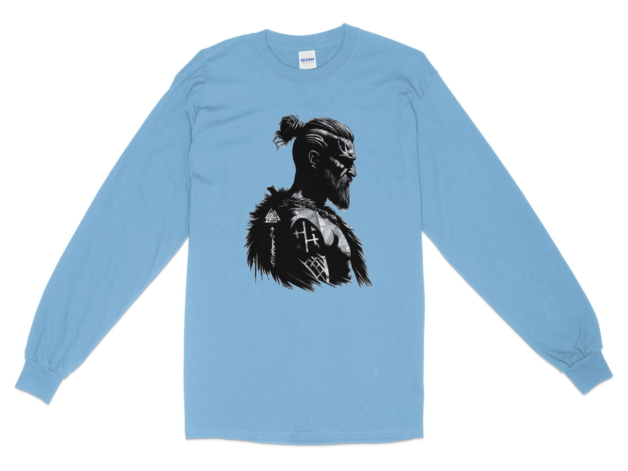 Viking Resilience- Coloured Gildan Long Sleeve Norse Talisman Men Women Unisex Valhalla Tee