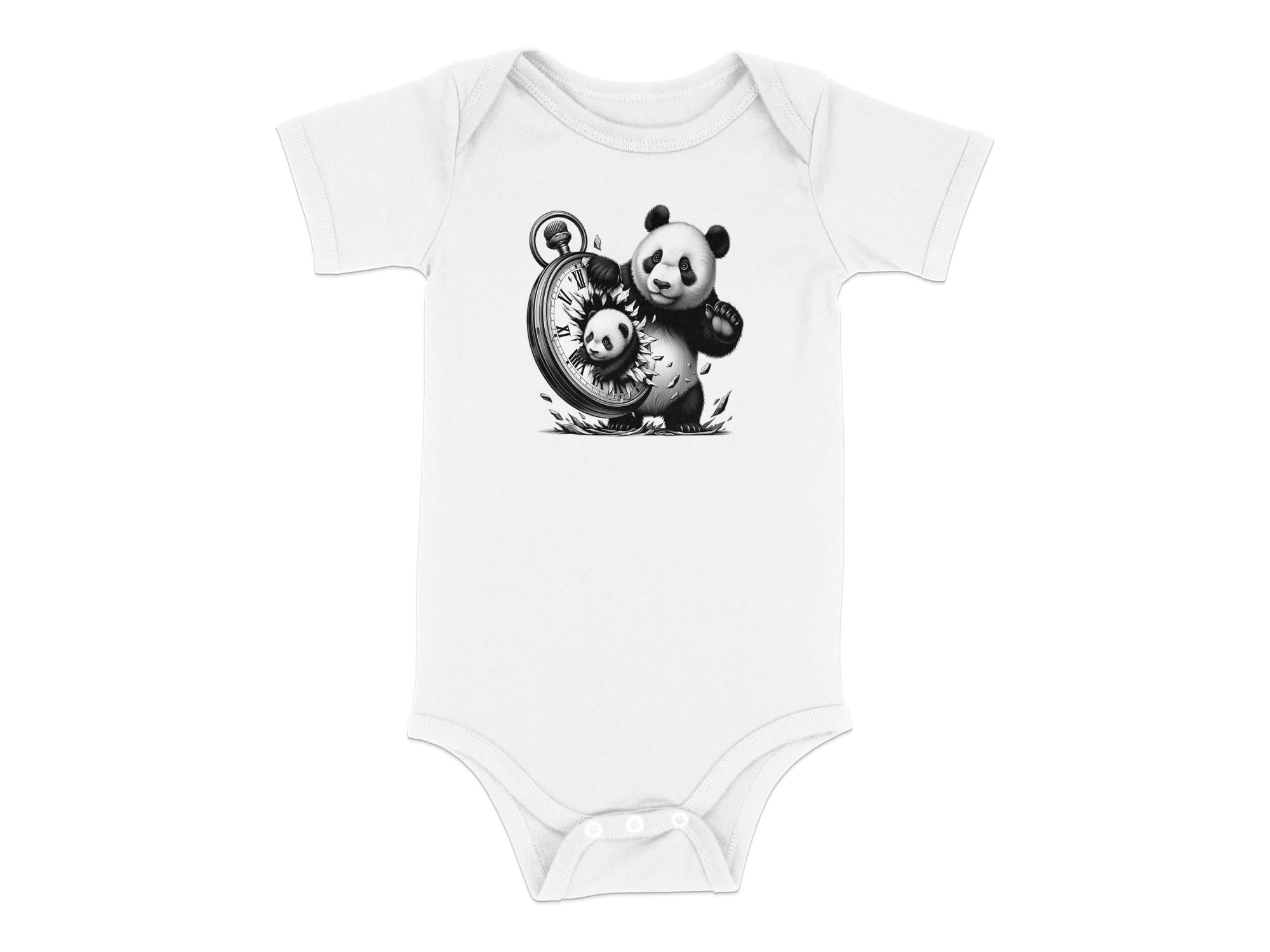 Panda - Coloured Toddler Bodysuit Realistic Animal Talisman Unisex Cute Tee Graphic Design