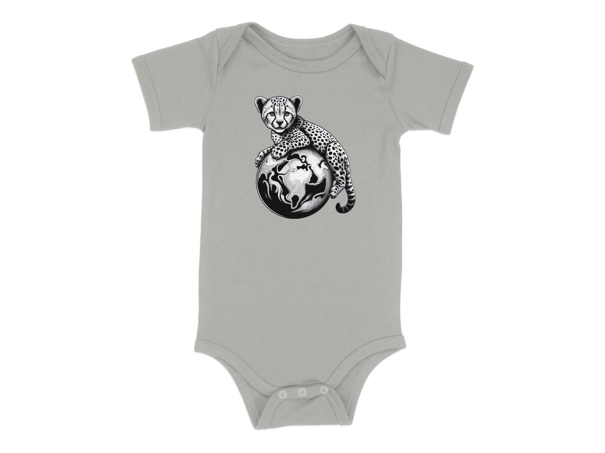 Cheetah World - Coloured Toddler Bodysuit Realistic Animal Talisman Unisex Cute Tee Graphic Design