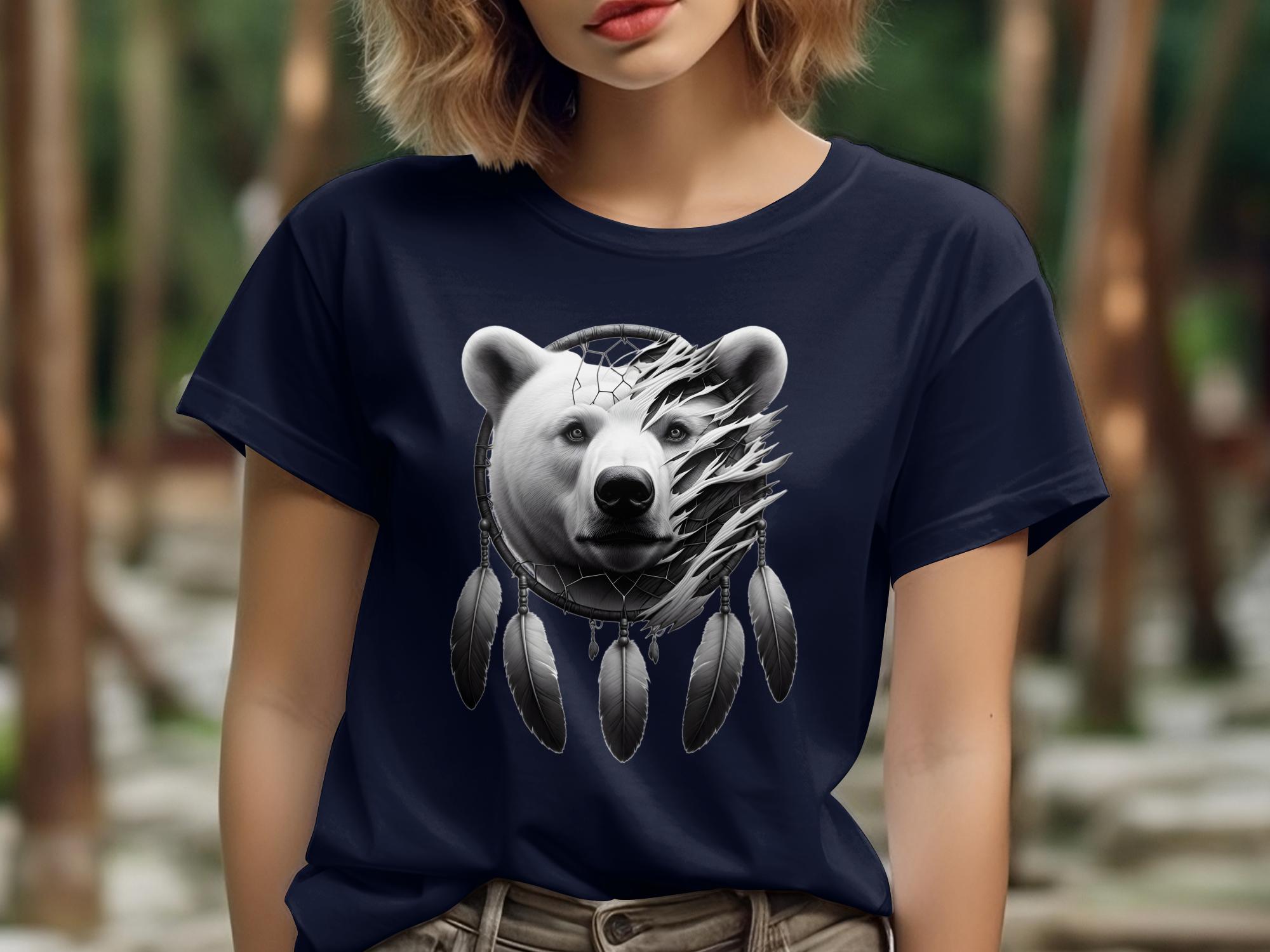 Dreamcatcher Bear - Coloured Gildan T-Shirt Realistic Native American Talisman Unisex Mythology Tee Graphic Design