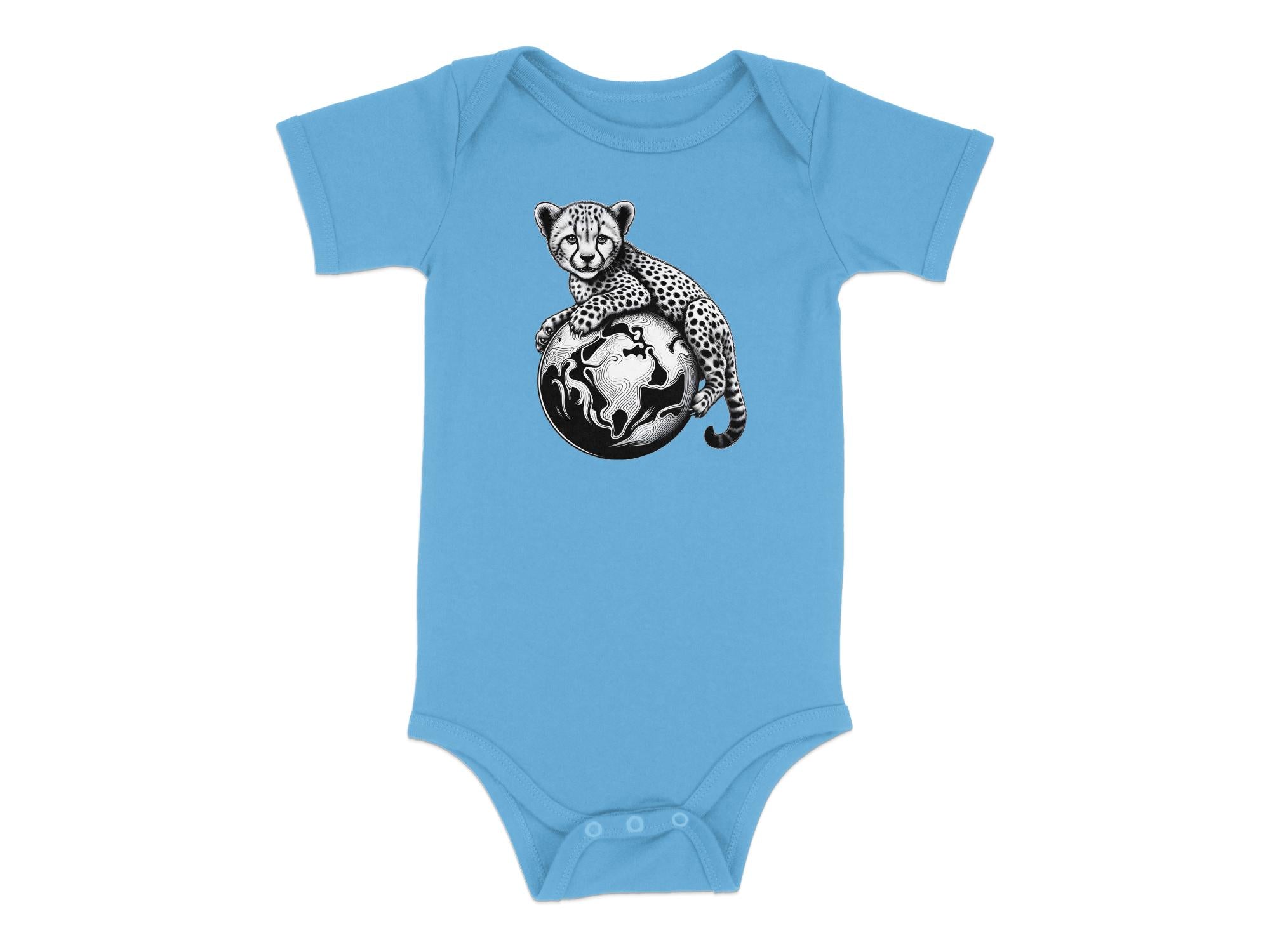 Cheetah World - Coloured Toddler Bodysuit Realistic Animal Talisman Unisex Cute Tee Graphic Design