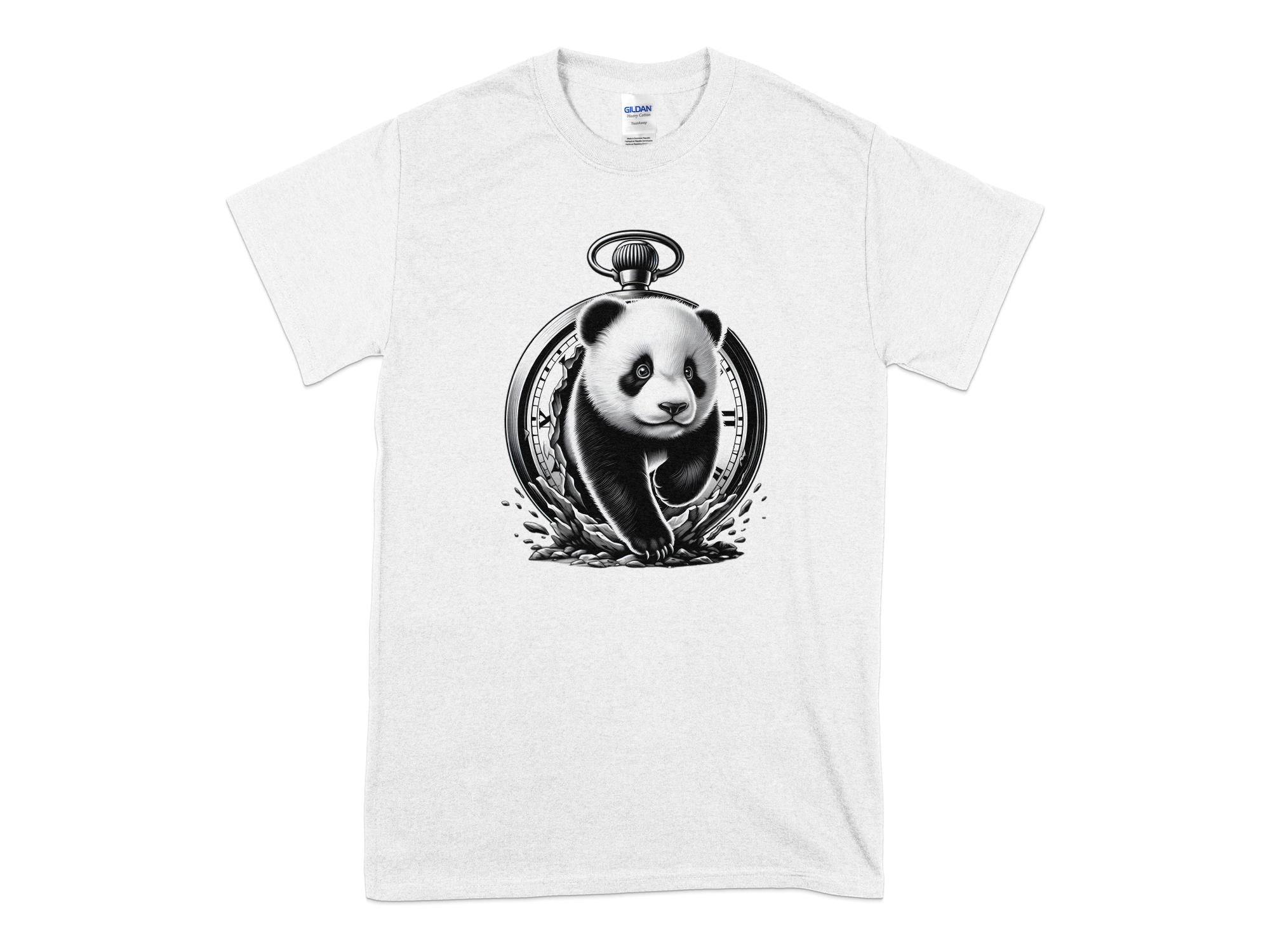 Panda - Coloured Gildan T-Shirt Realistic Animal Talisman Unisex Cute Tee Graphic Design