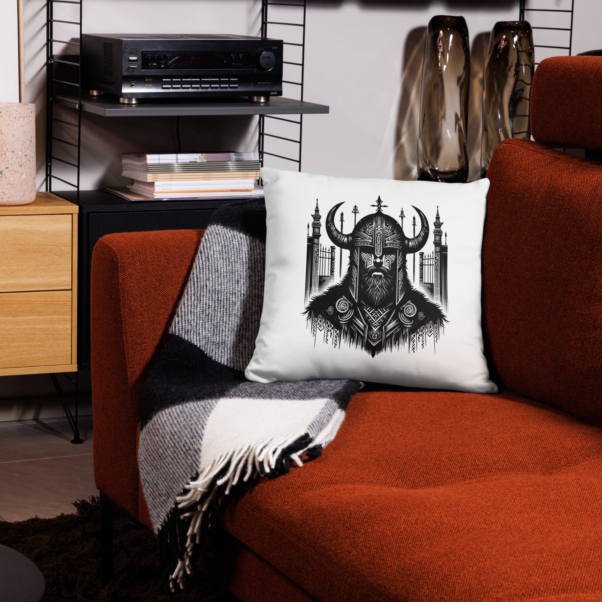 Viking Resolve -  All-Over Cushion Valhalla Talisman Norse Design