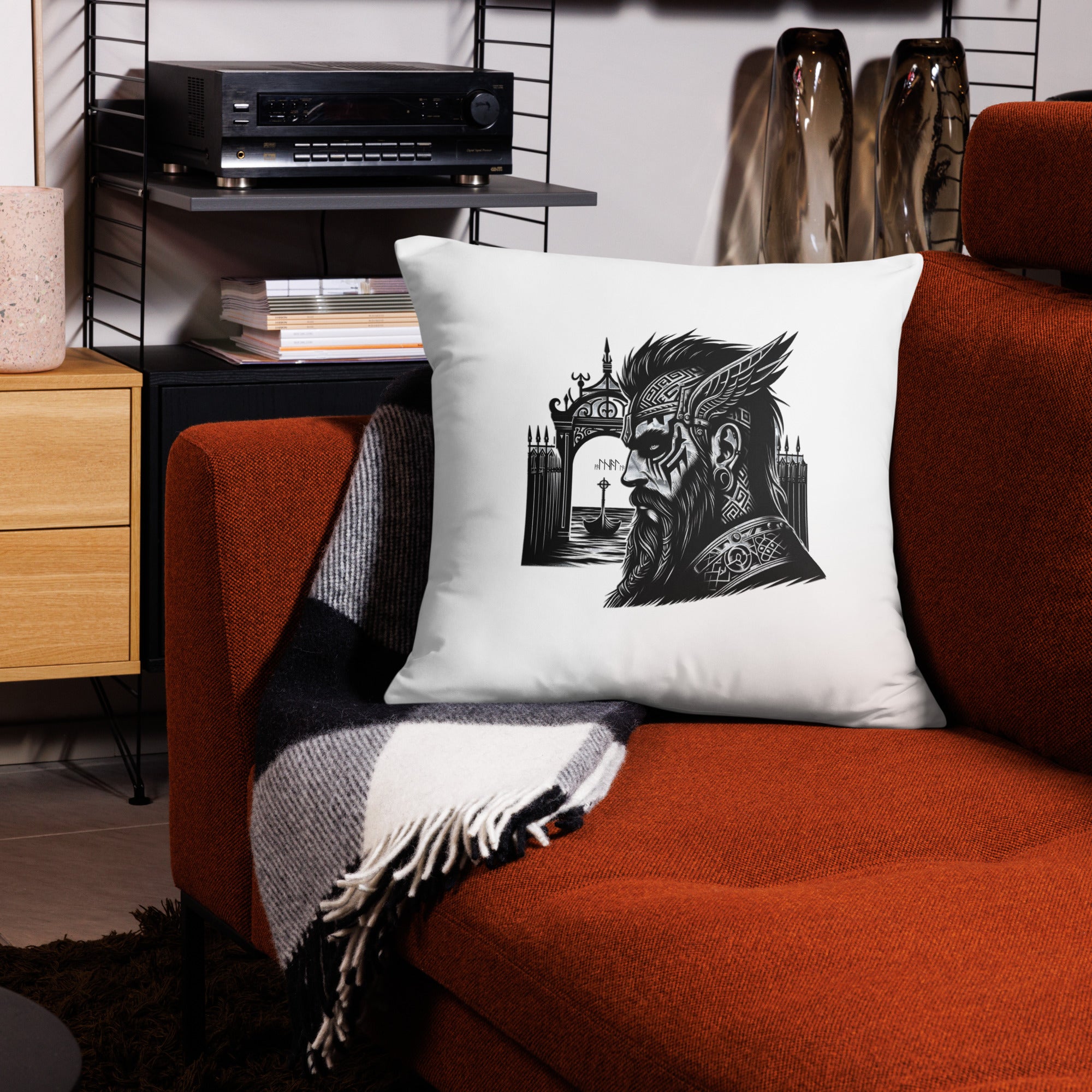 Viking Acceptance -  All-Over Cushion Valhalla Talisman Norse Design