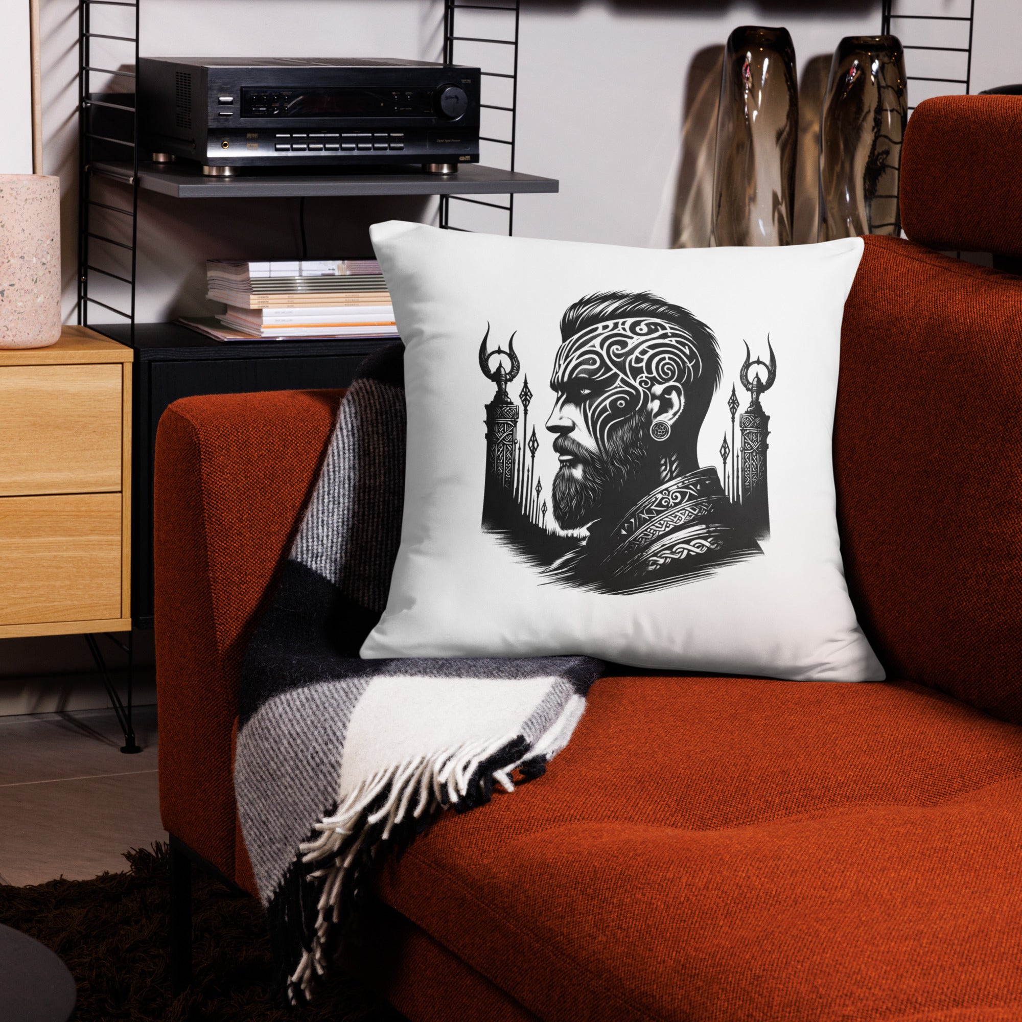 Viking Spirit - All-Over Cushion Valhalla Talisman Norse Design