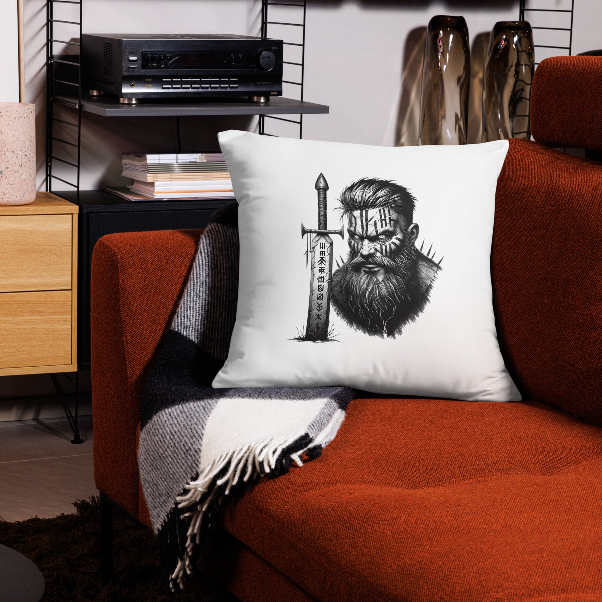 Viking Dauntless -  All-Over Cushion Valhalla Talisman Norse Design