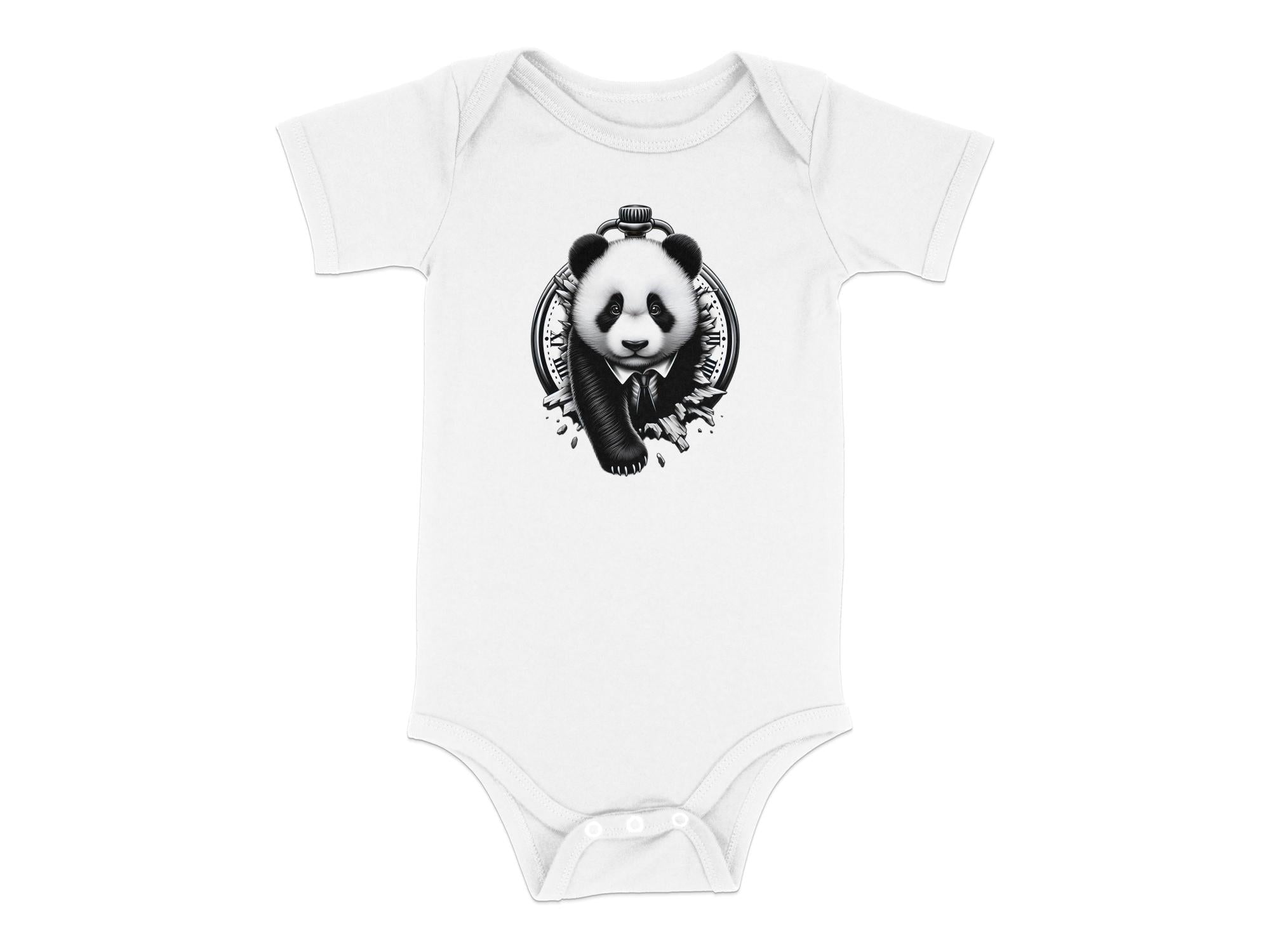 Panda - Coloured Toddler Bodysuit Realistic Animal Talisman Unisex Cute Tee Graphic Design