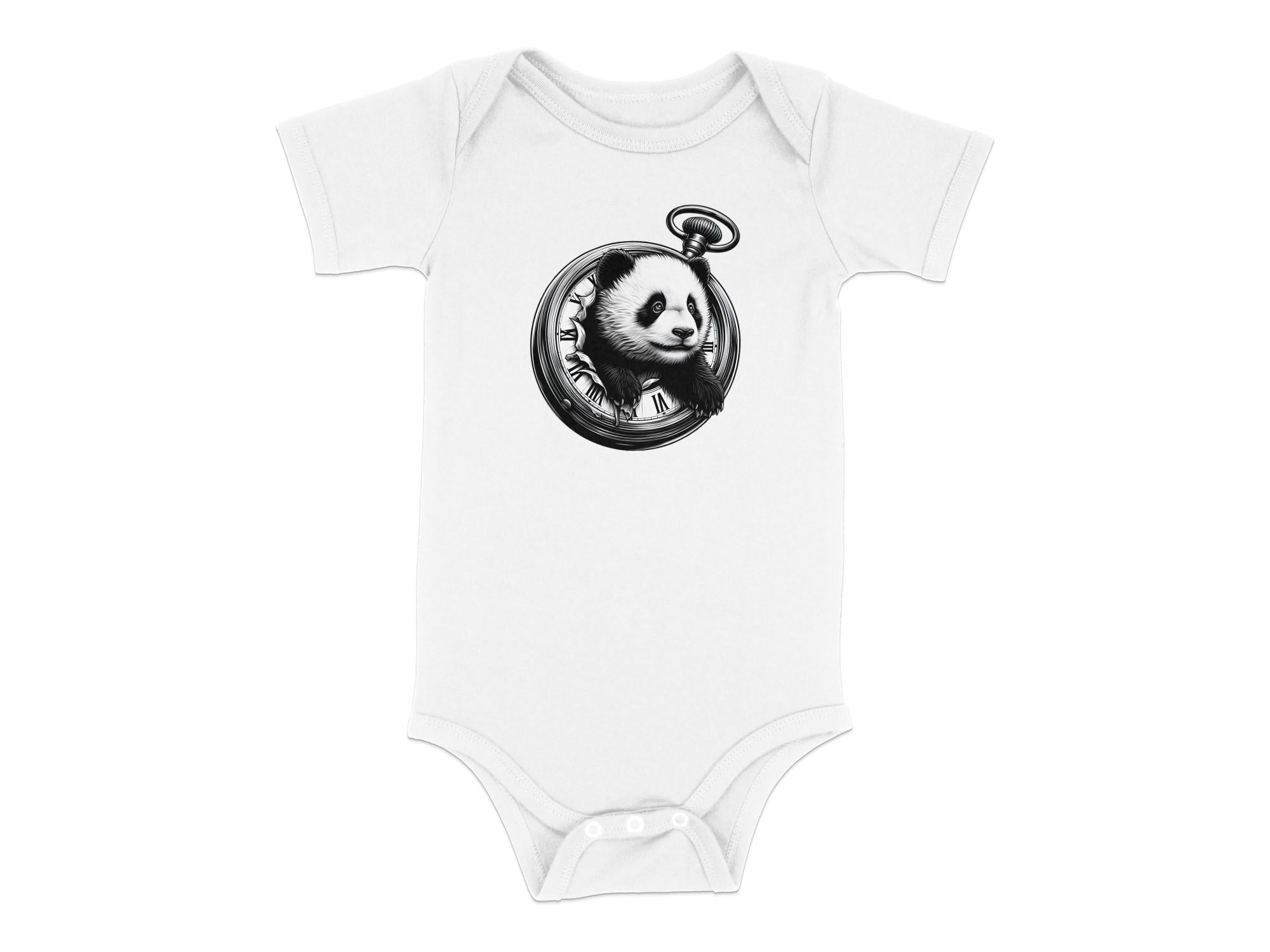 Panda - Coloured Toddler Bodysuit Realistic Animal Talisman Unisex Cute Tee Graphic Design