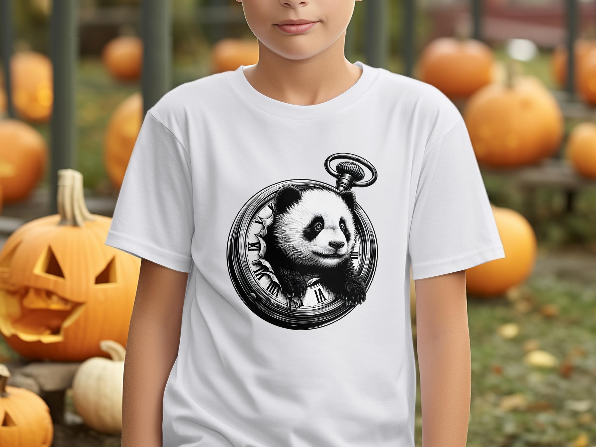 Panda - Coloured Kids T-Shirt Realistic Animal Talisman Unisex Cute Tee Graphic Design