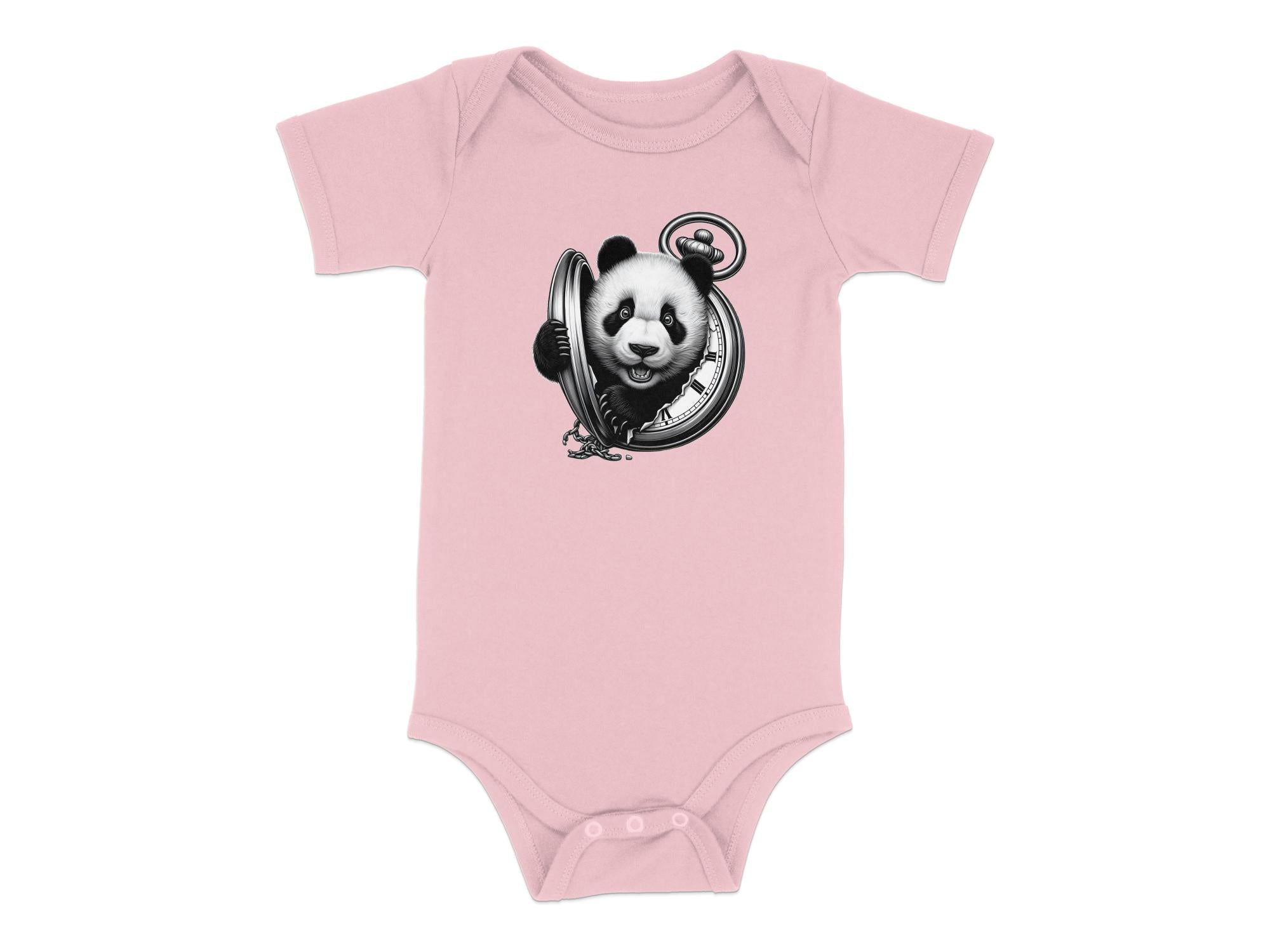 Panda - Coloured Toddler Bodysuit Realistic Animal Talisman Unisex Cute Tee Graphic Design