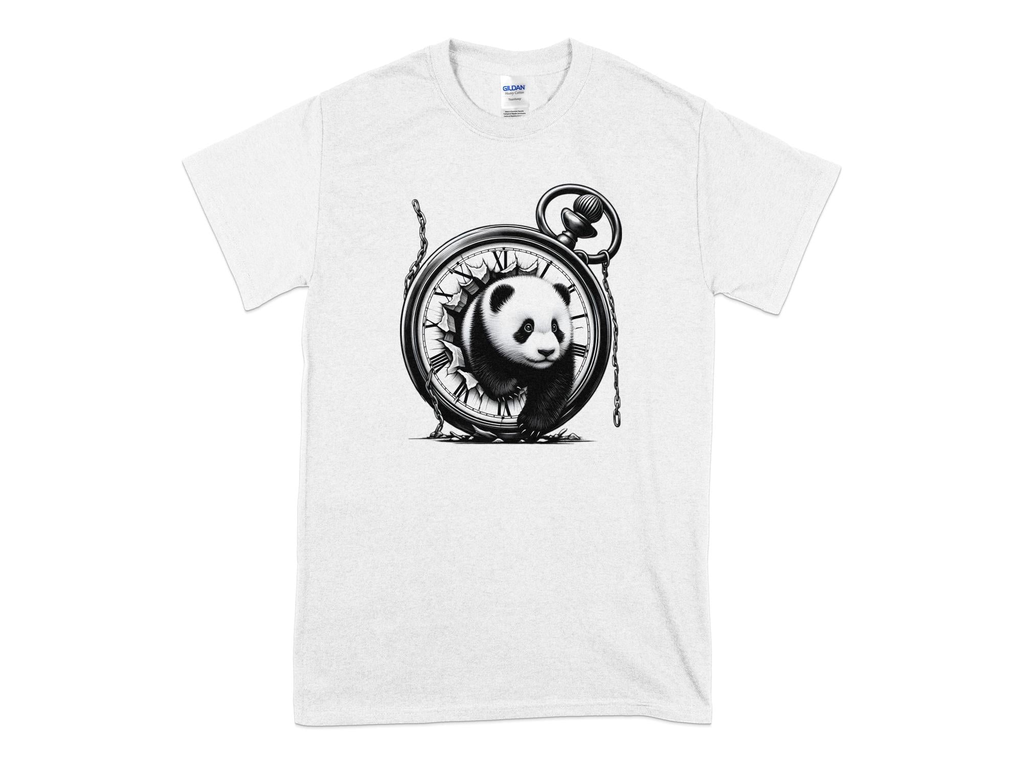 Panda - Coloured Gildan T-Shirt Realistic Animal Talisman Unisex Cute Tee Graphic Design