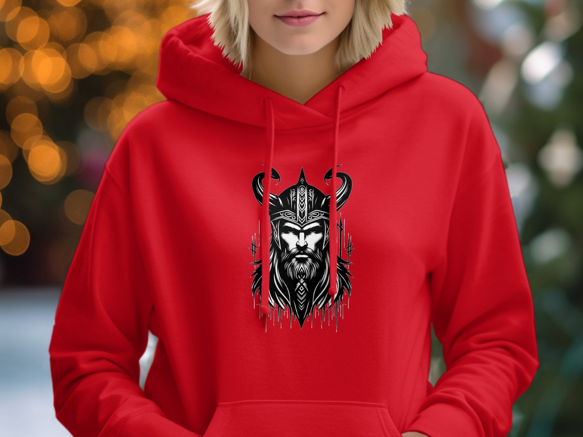 Viking Zeal - Coloured Gildan Hoodie Realistic Norse Talisman Men Women Unisex Valhalla Tee Graphic Design