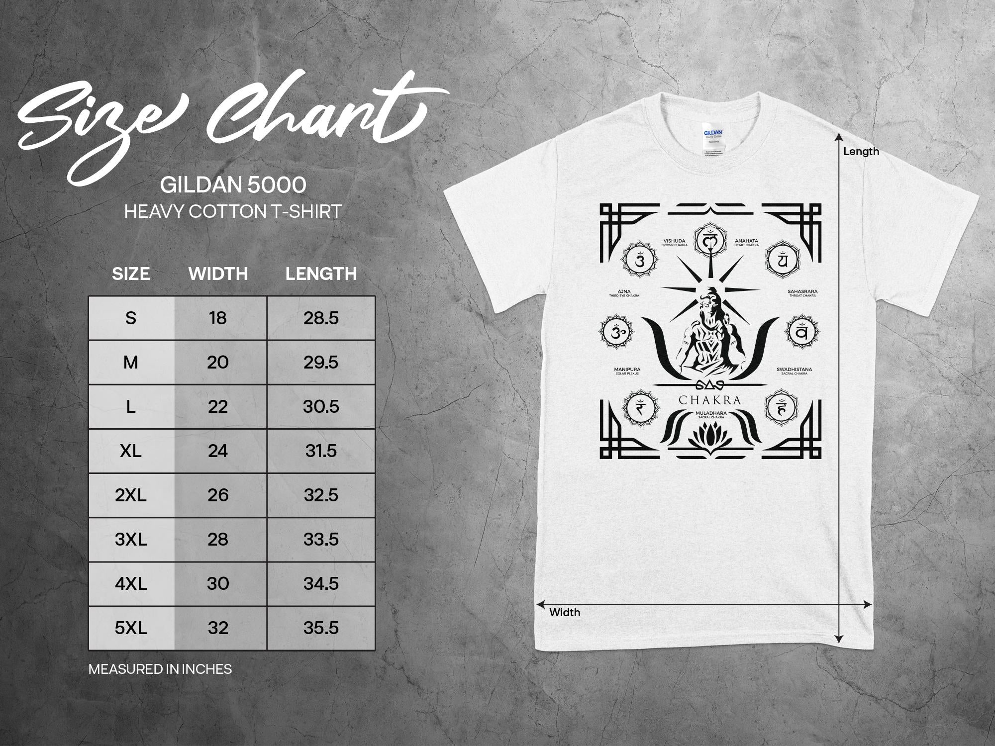 Chakra - White Gildan T Shirt Inspirational Talisman Men Women Unisex Tee Graphic Design