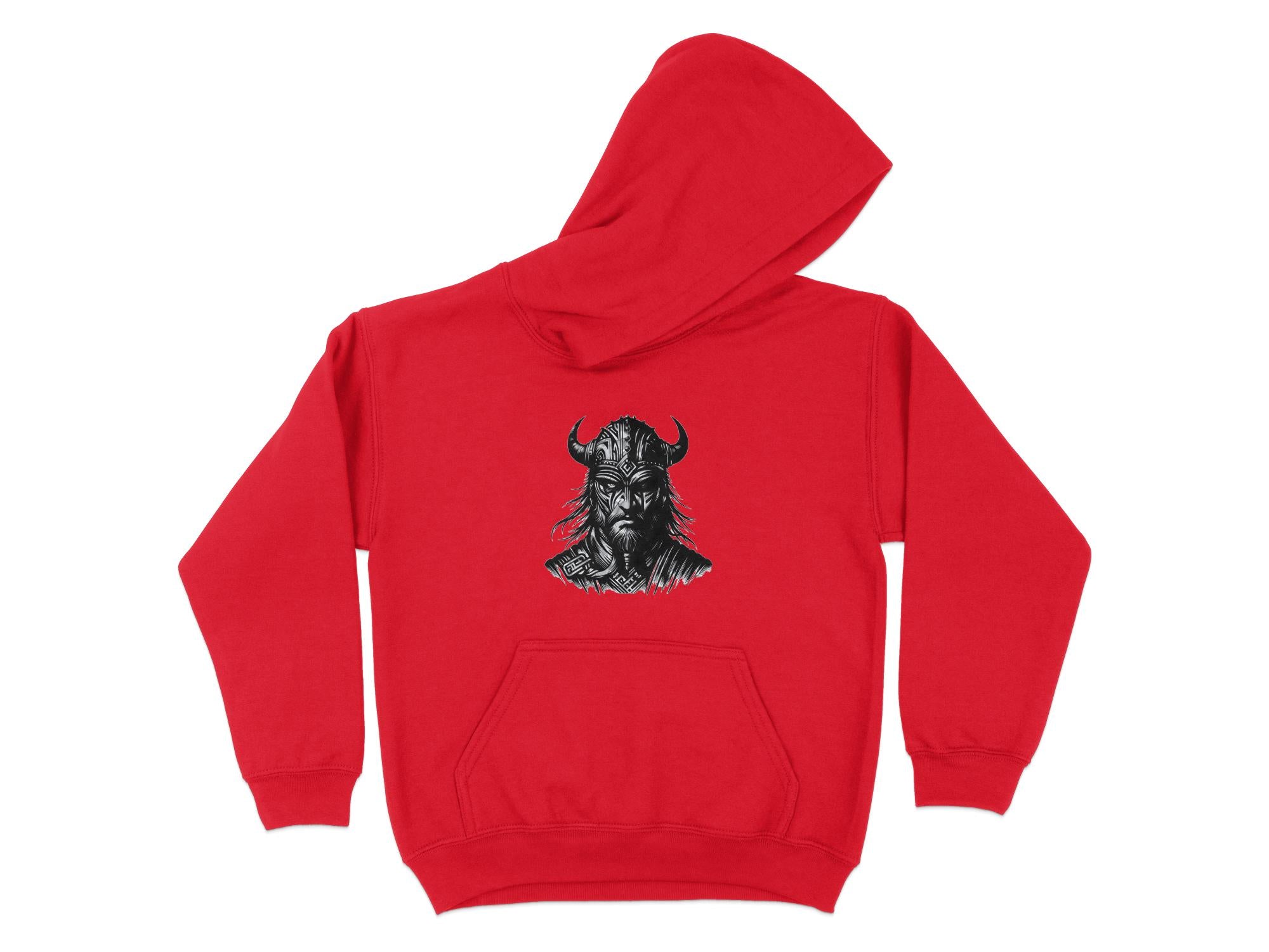 Viking Valour- Coloured Gildan Hoodie White Norse Talisman Men Women Unisex Valhalla Tee