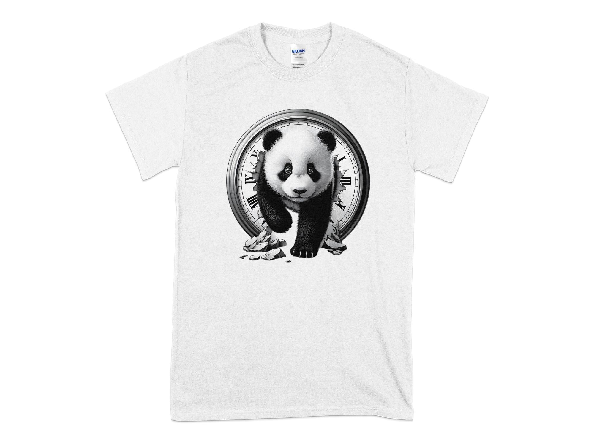 Panda - Coloured Gildan T-Shirt Realistic Animal Talisman Unisex Cute Tee Graphic Design