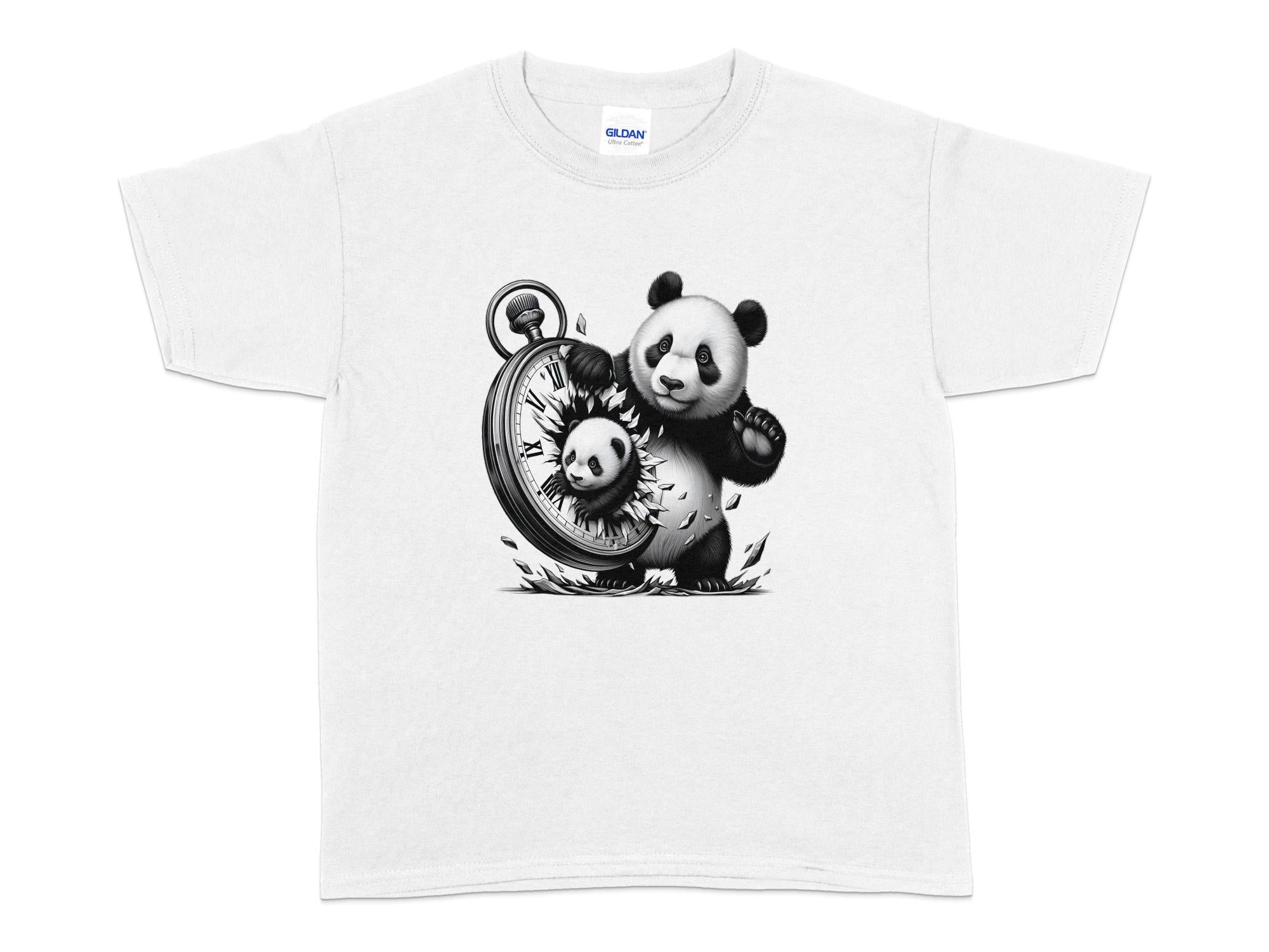 Panda - Coloured Kids T-Shirt Realistic Animal Talisman Unisex Cute Tee Graphic Design