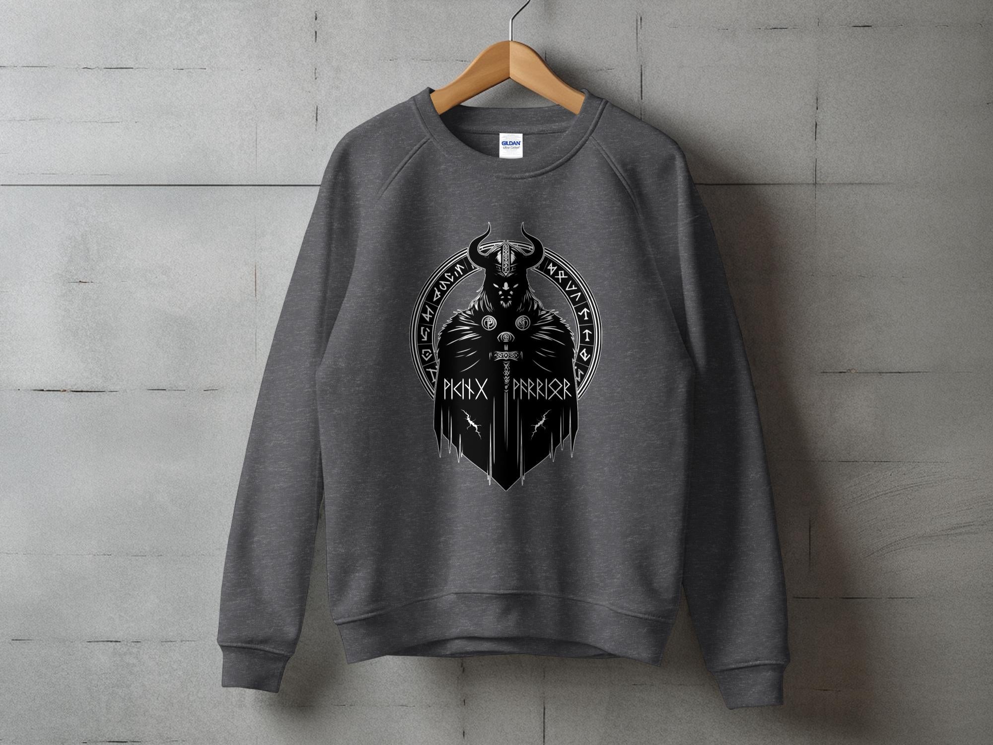 Viking Seer - Coloured Gildan Sweatshirt Norse Talisman Men Women Unisex Valhalla Tee