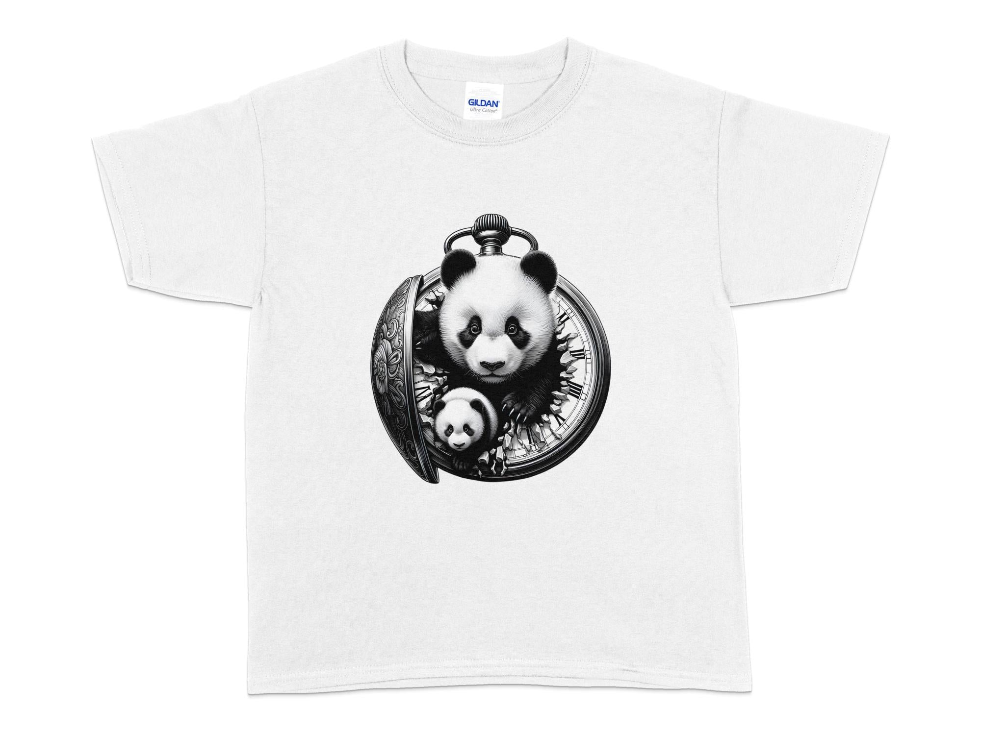 Panda - Coloured Kids T-Shirt Realistic Animal Talisman Unisex Cute Tee Graphic Design