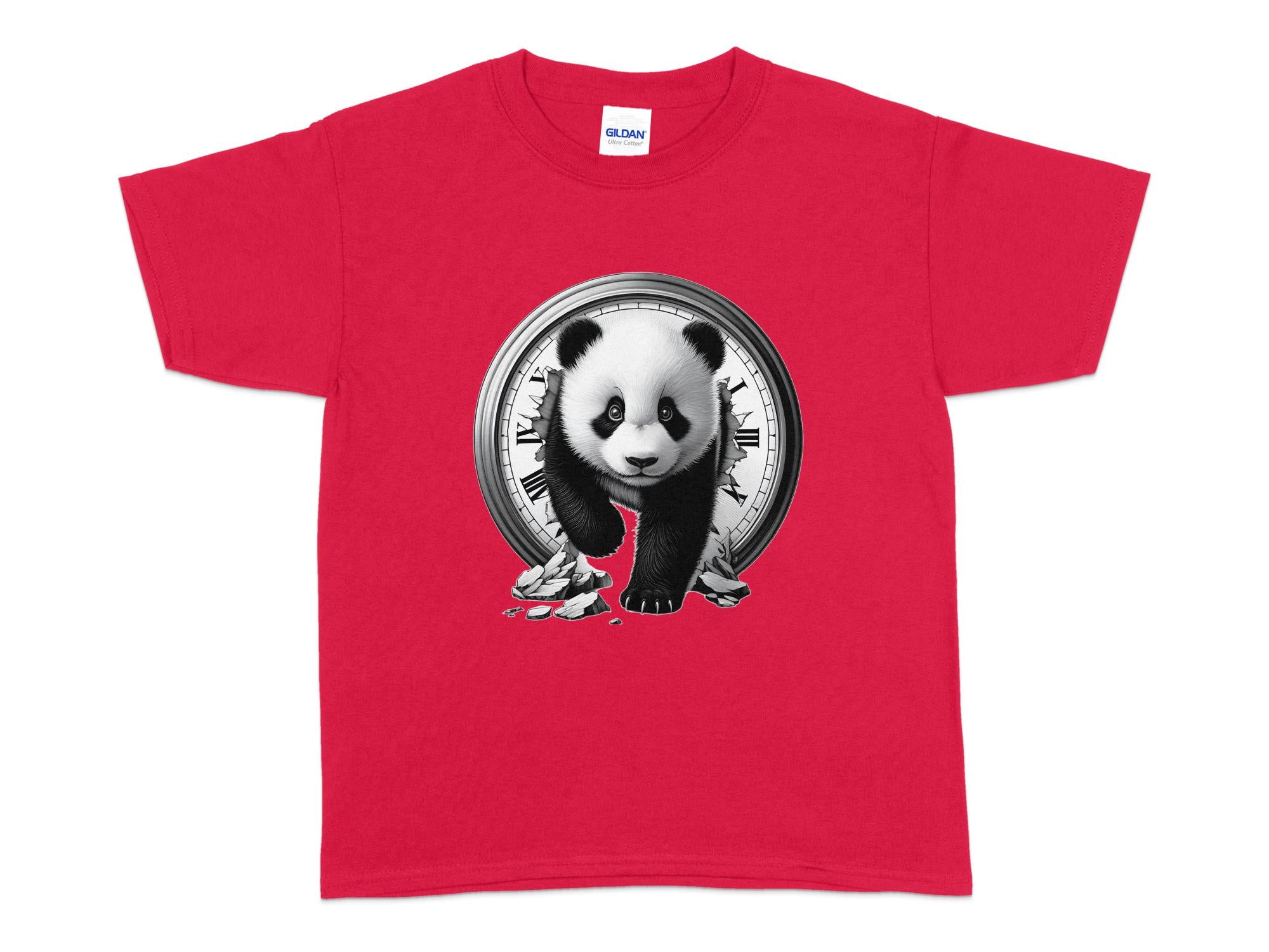 Panda - Coloured Kids T-Shirt Realistic Animal Talisman Unisex Cute Tee Graphic Design