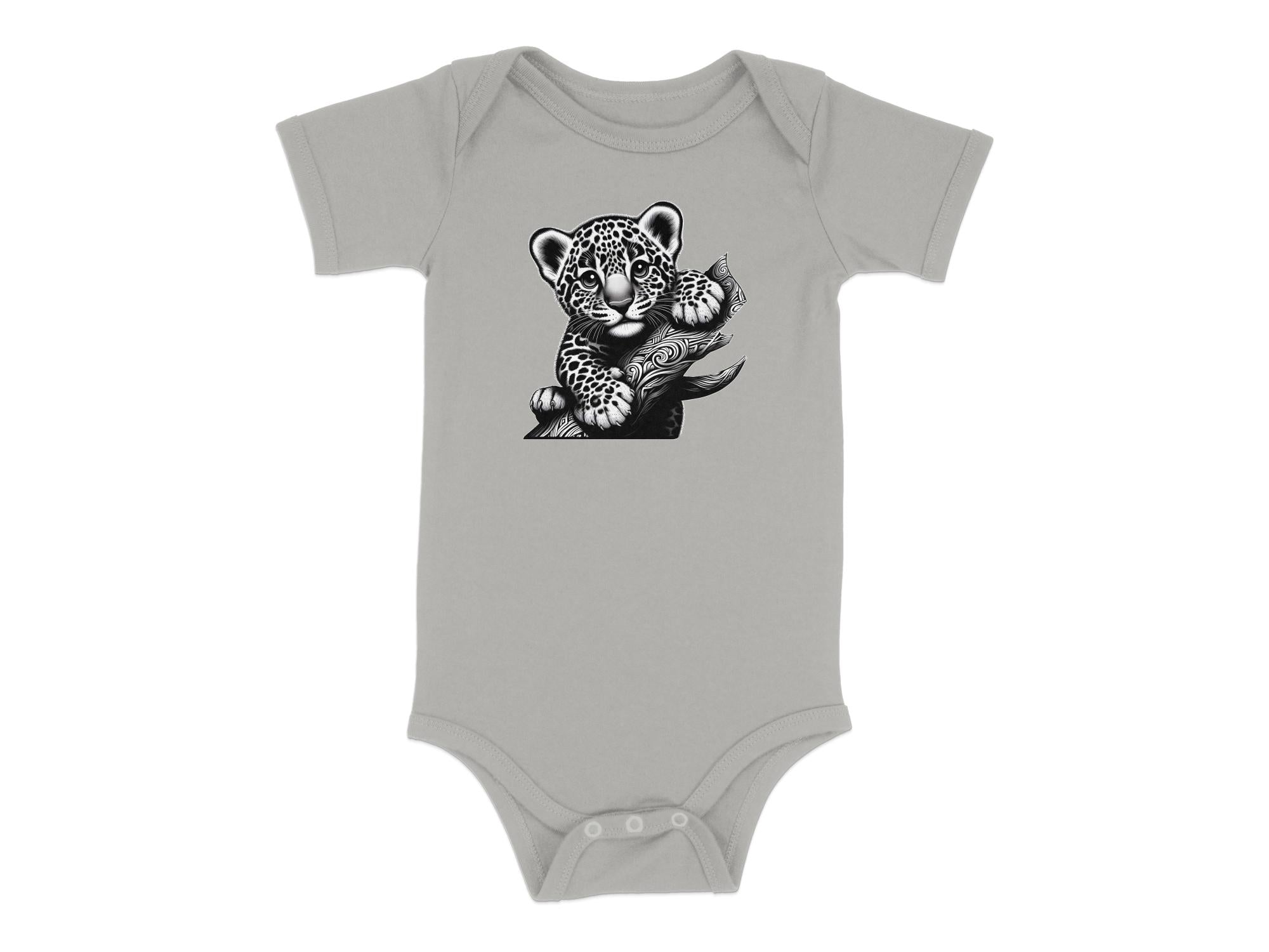 Leopard Bonsai - Coloured Toddler Bodysuit Realistic Animal Talisman Unisex Cute Tee Graphic Design