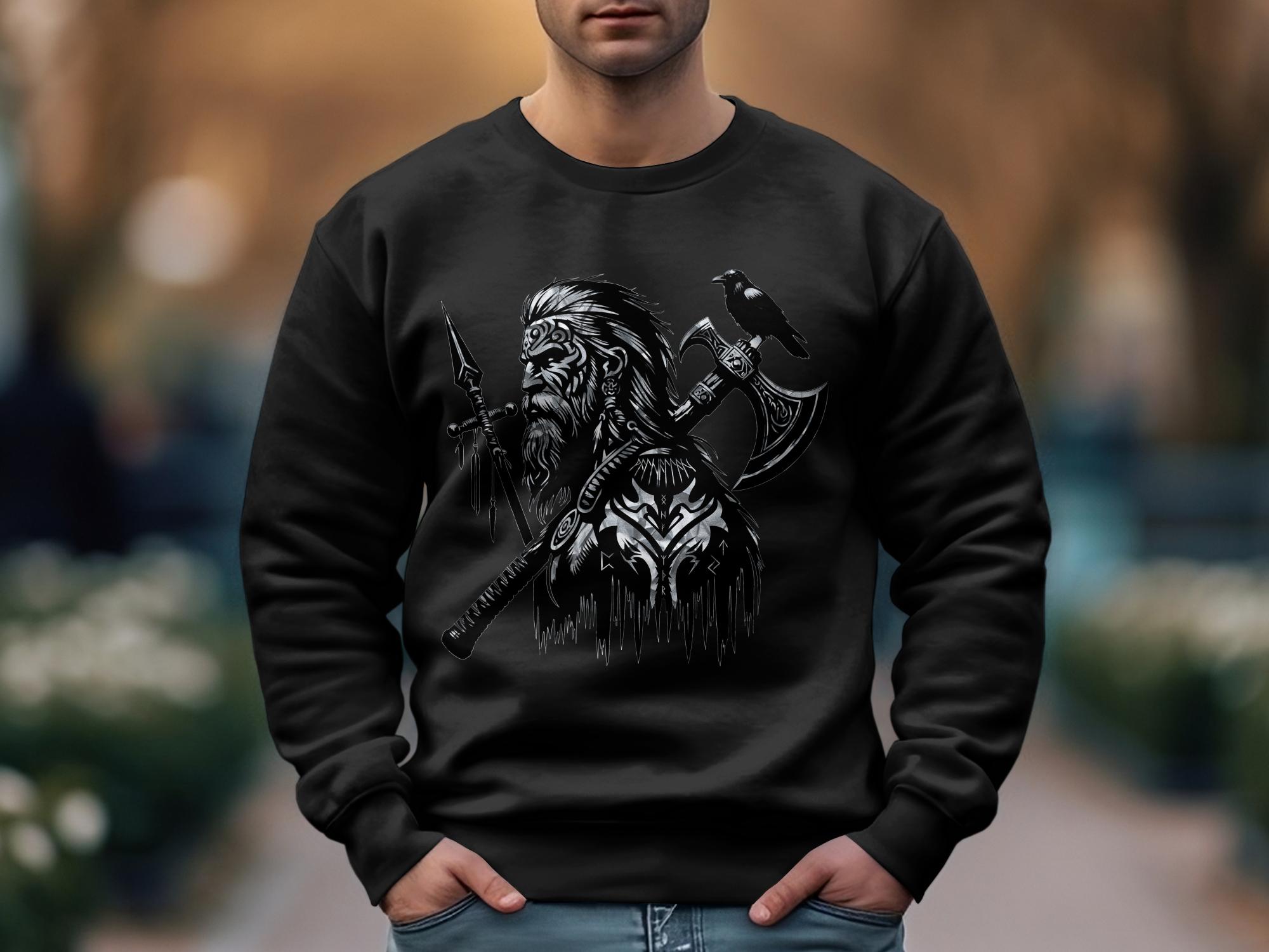 Viking Courage - Coloured Gildan Sweatshirt Norse Talisman Men Women Unisex Valhalla Tee