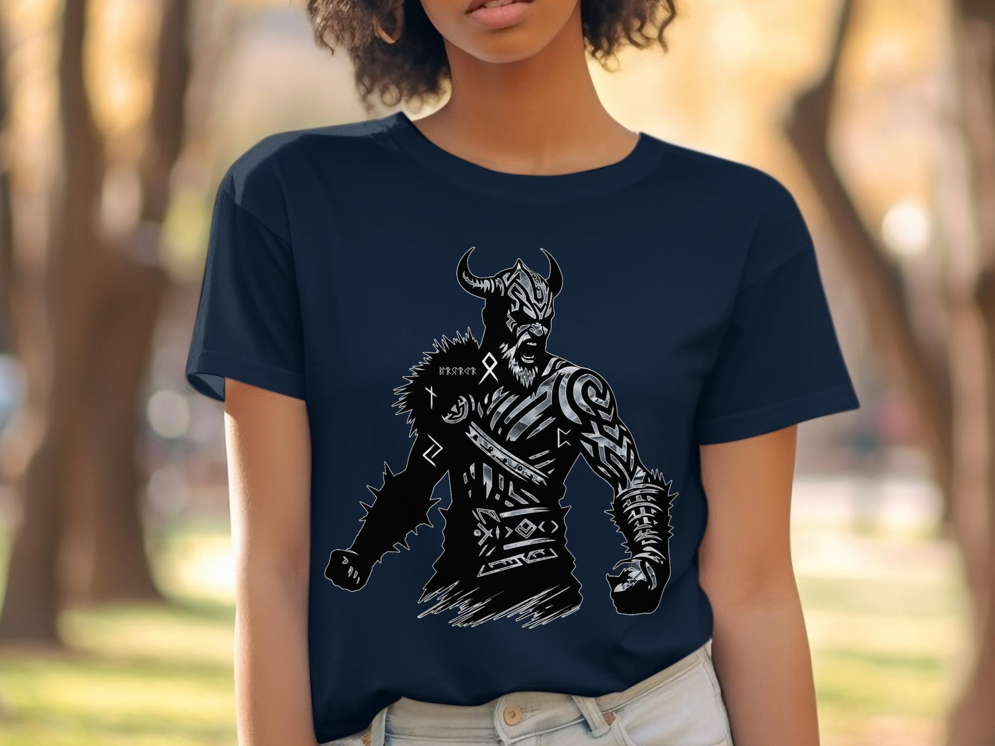 Viking Berserker - Coloured Gildan T Shirt Norse Talisman Men Women Unisex Valhalla Tee