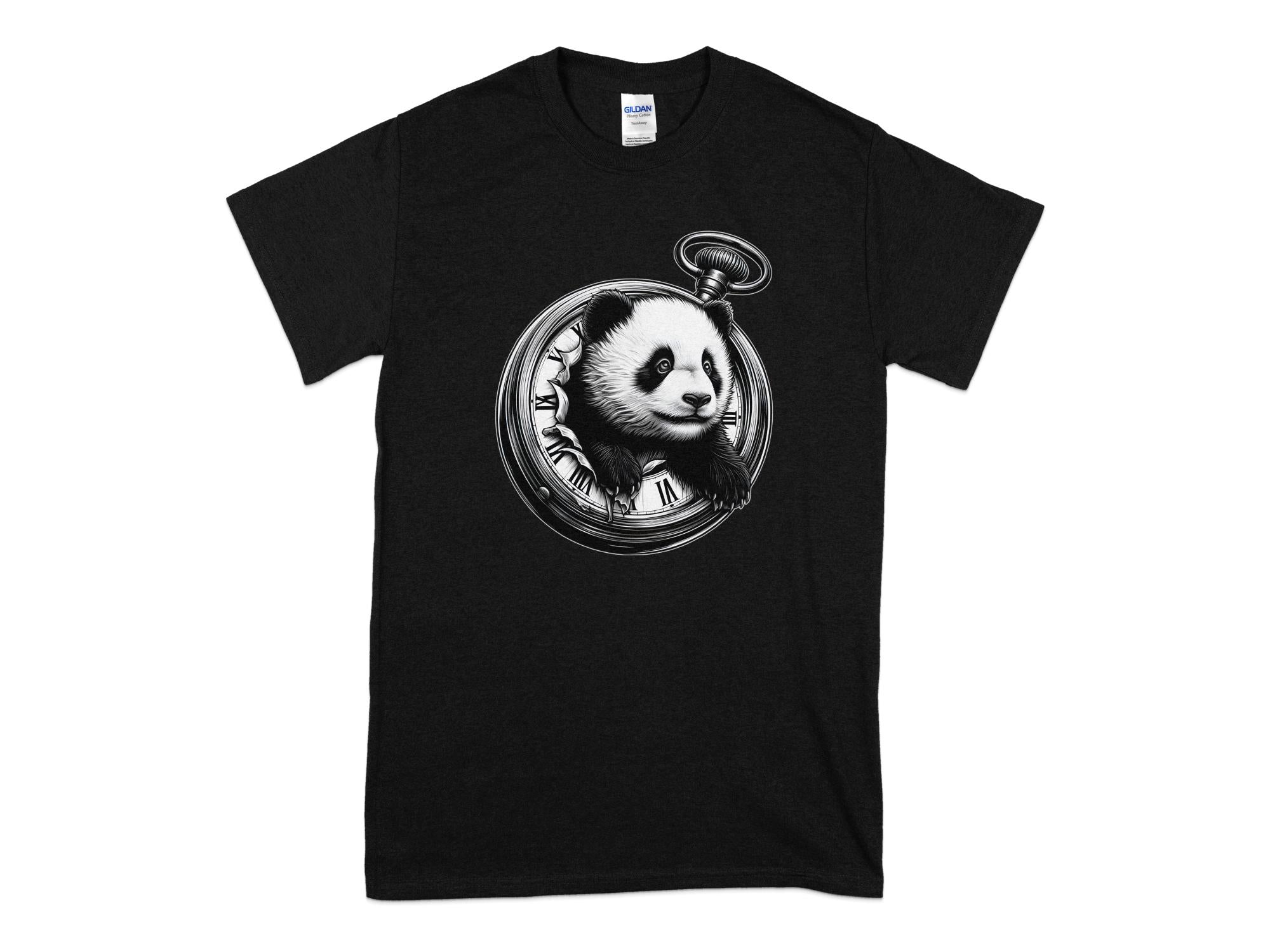 Panda - Coloured Gildan T-Shirt Realistic Animal Talisman Unisex Cute Tee Graphic Design