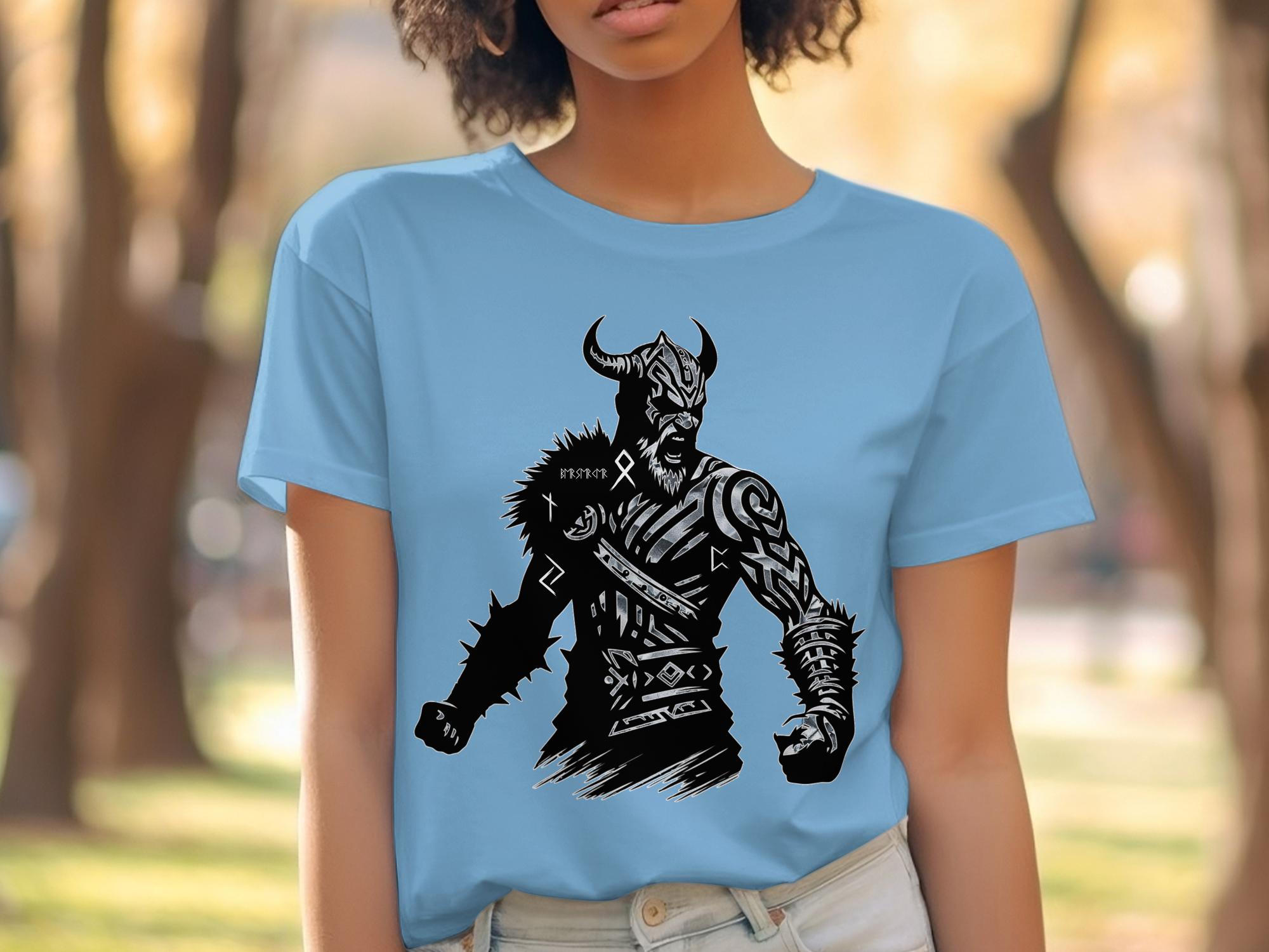 Viking Berserker - Coloured Gildan T Shirt Norse Talisman Men Women Unisex Valhalla Tee