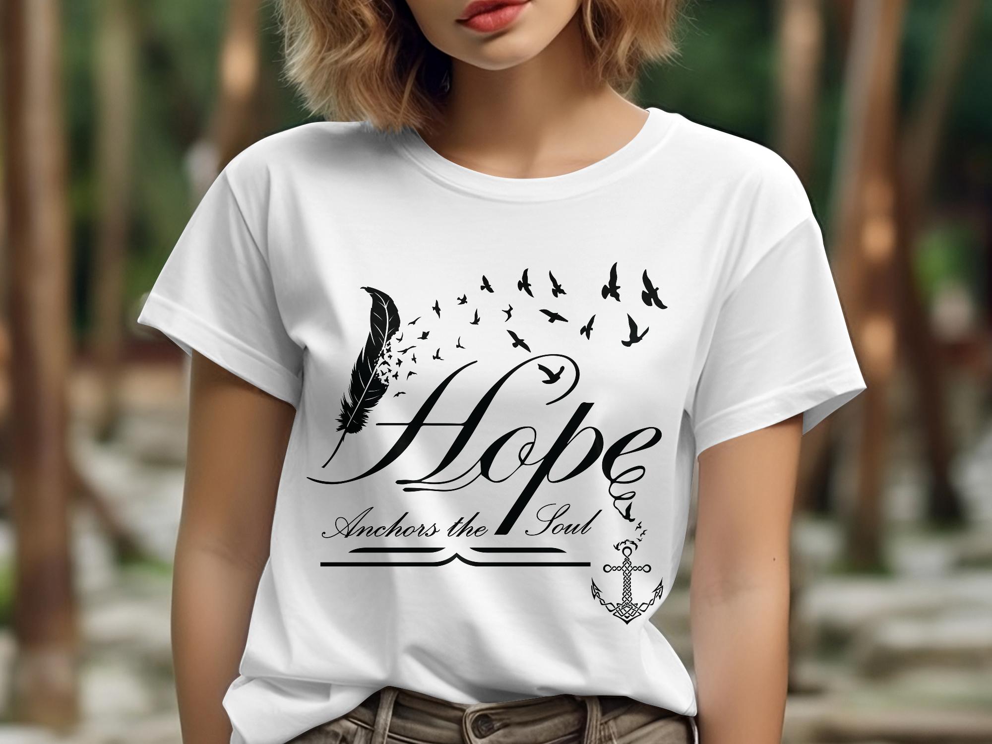 Hope Empowerment - White Gildan T Shirt Inspirational Talisman Men Women Unisex Tee Graphic Design