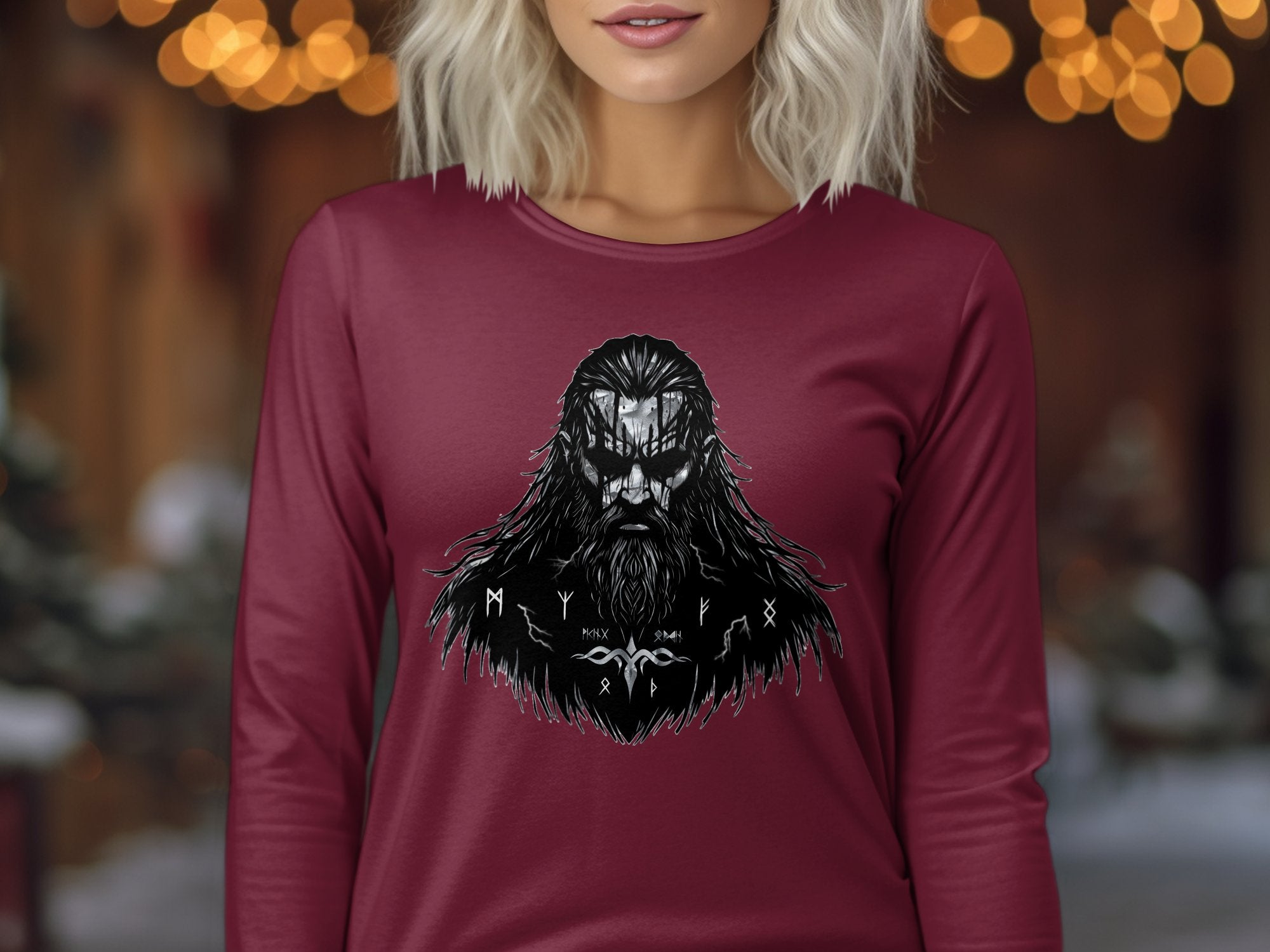 Viking Atonement - Coloured Gildan Long Sleeve Norse Talisman Men Women Unisex Valhalla Tee