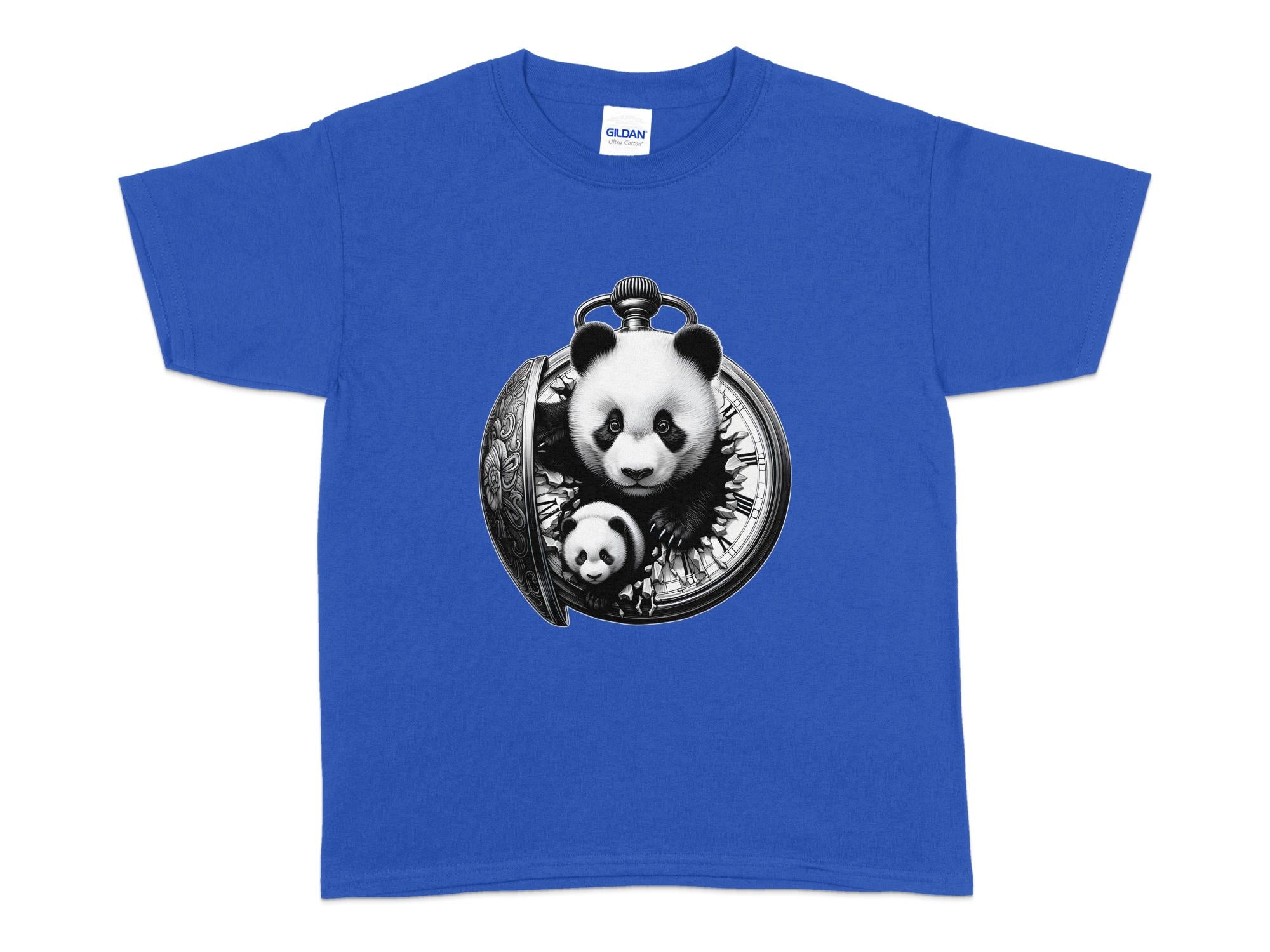 Panda - Coloured Kids T-Shirt Realistic Animal Talisman Unisex Cute Tee Graphic Design