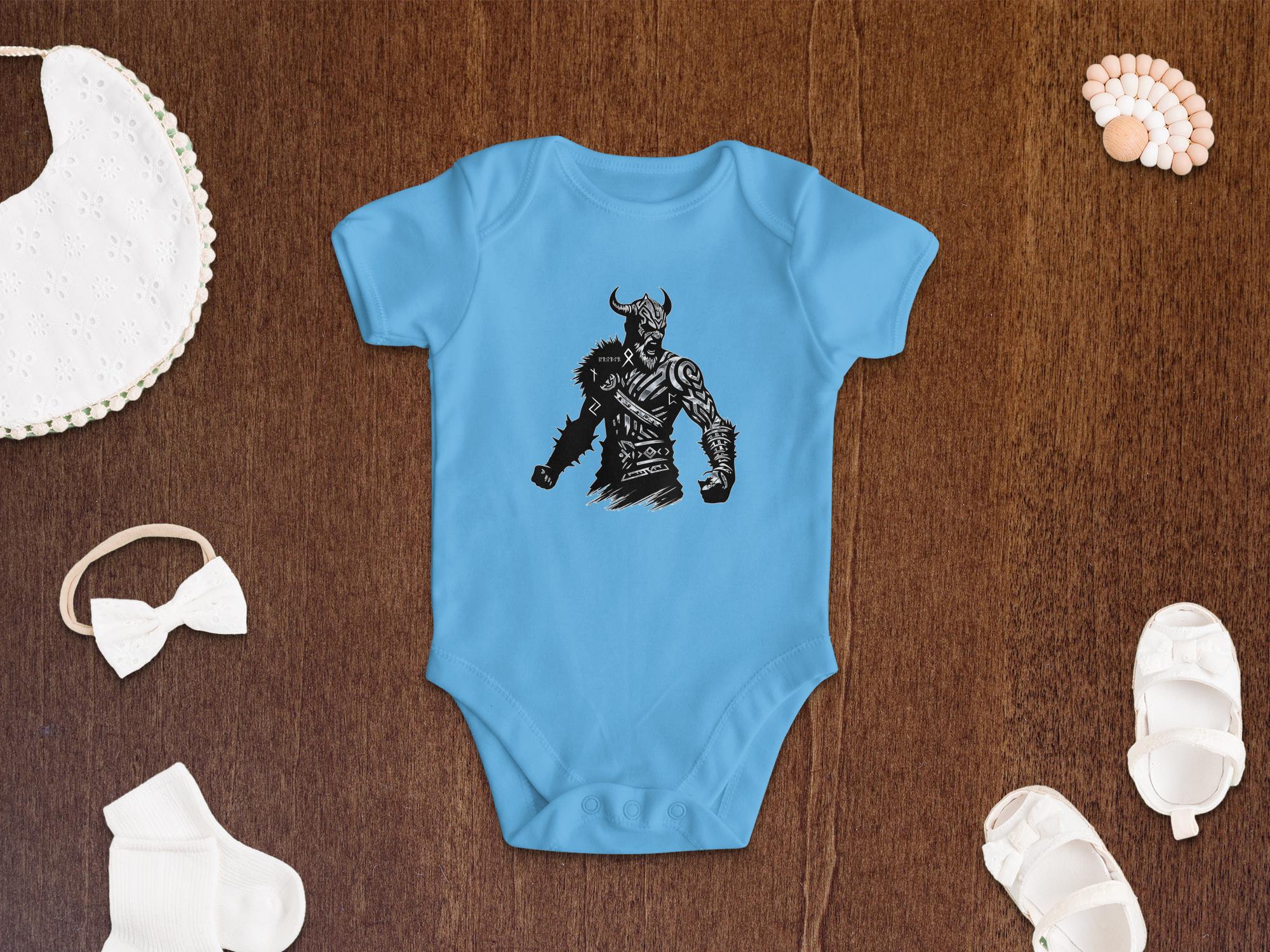 Viking Berserker - Coloured Youth Clothing Baby Bodysuits Norse Talisman Unisex Valhalla Toddler Design