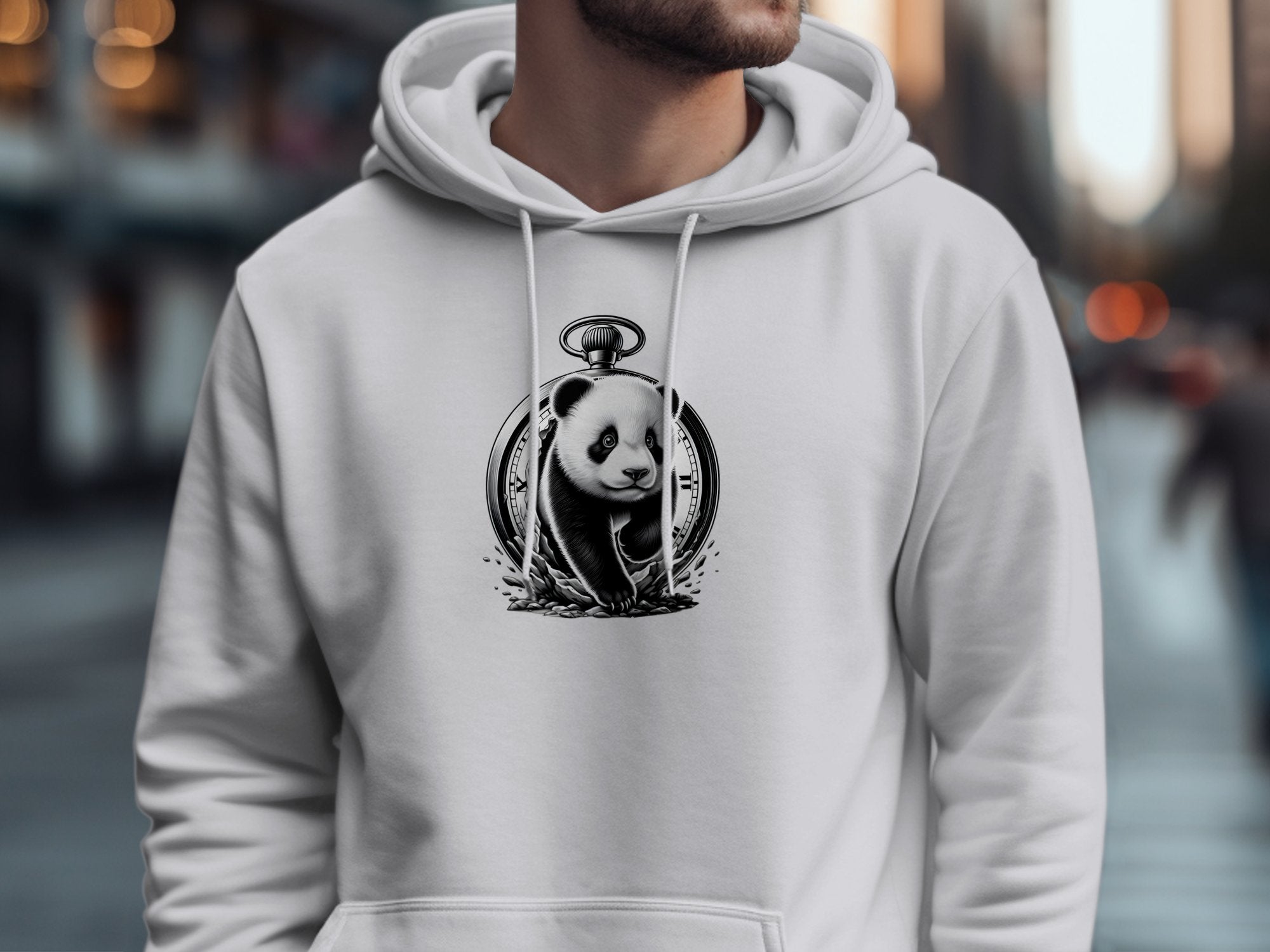 Panda - Coloured Gildan Hoodie Realistic Animal Talisman Unisex Cute Tee Graphic Design