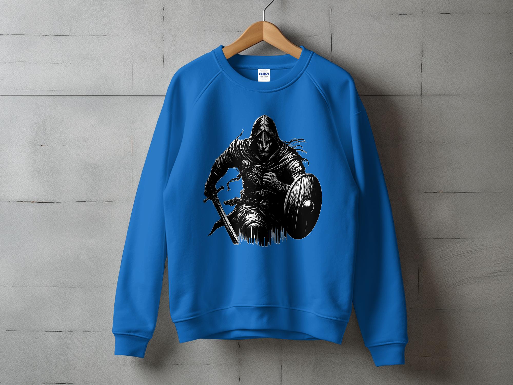 Viking Soldier - Coloured Gildan Sweatshirt Norse Talisman Men Women Unisex Valhalla Tee