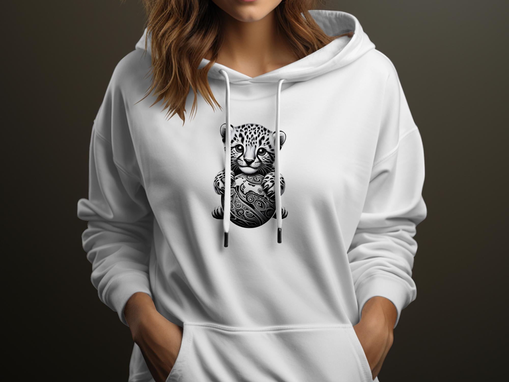 Cheetah World - Coloured Gildan Hoodie Realistic Animal Talisman Unisex Cute Tee Graphic Design