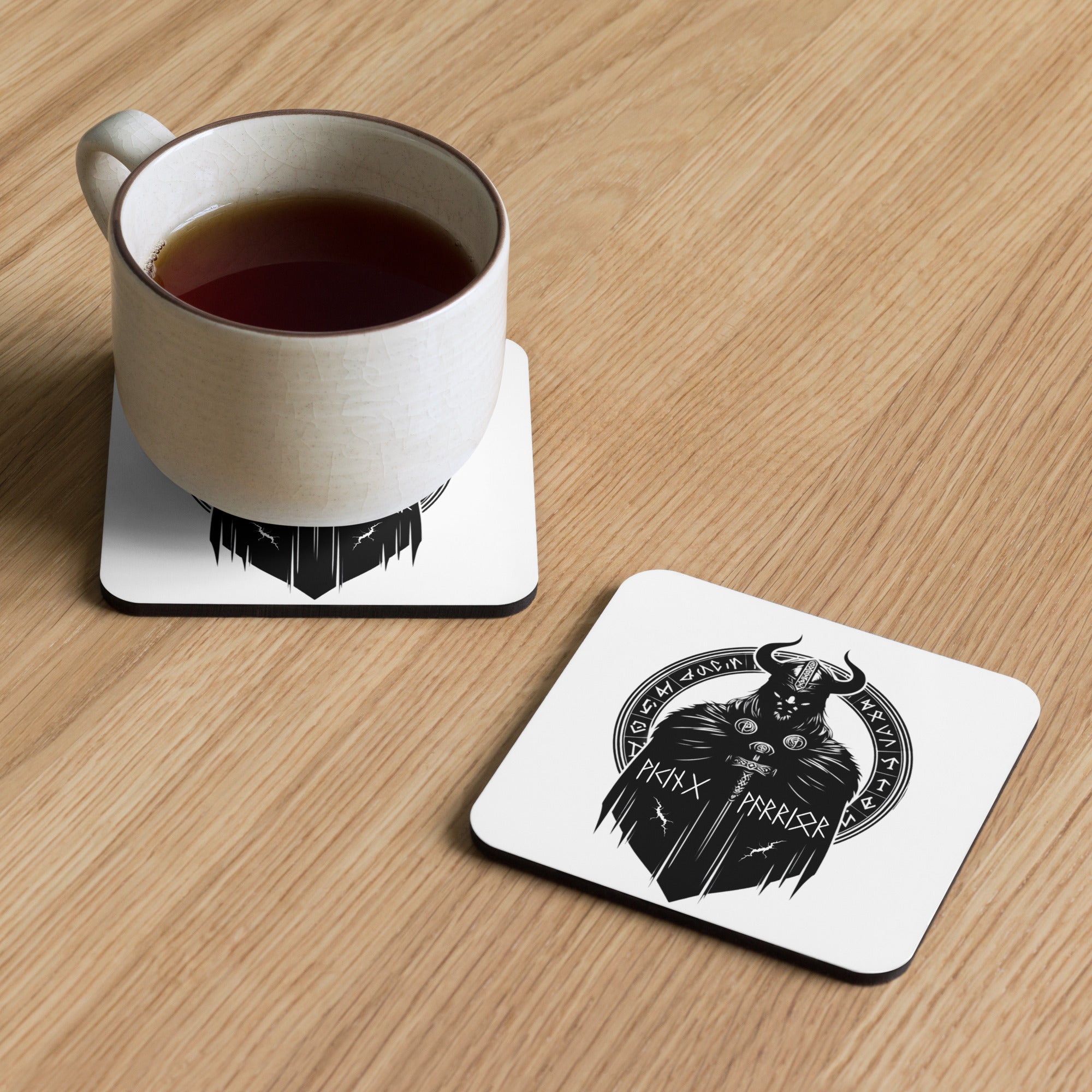 Viking Seer - Cork-back coaster Valhalla Talisman Norse Design